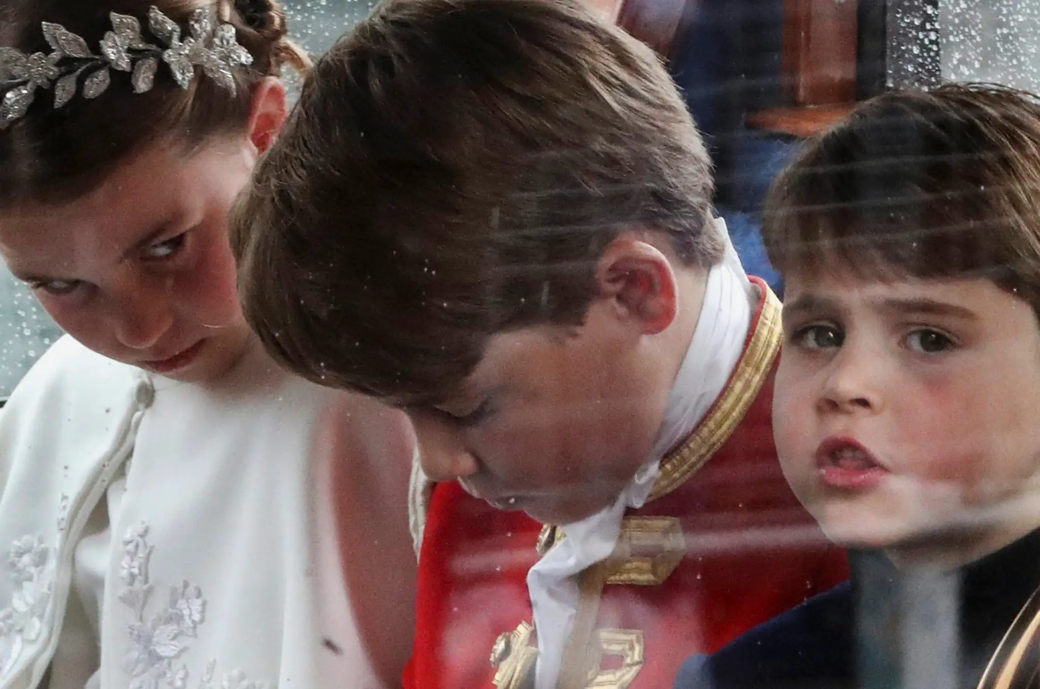 Princezná Charlotte, princ George a princ Louis