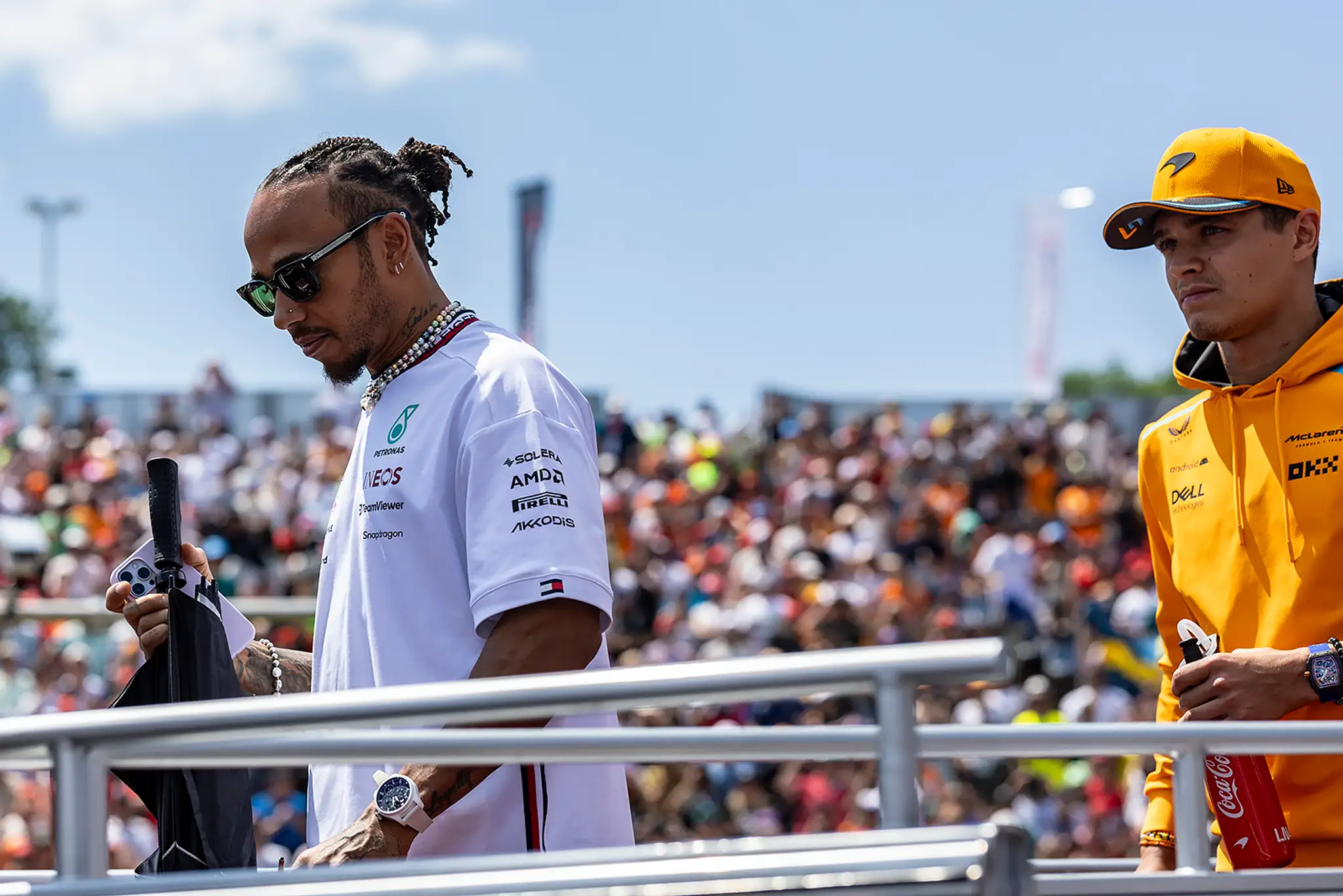 Britský pilot Lewis Hamilton.