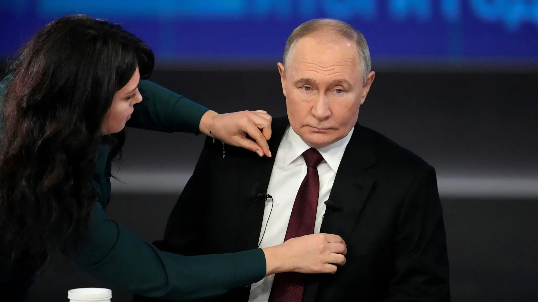 Vladimir Putin na každoročnej tlačovej konferencii