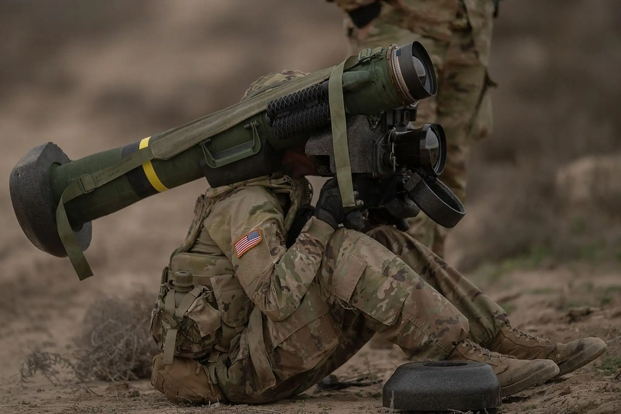 Protitankové raketové komplety Javelin.