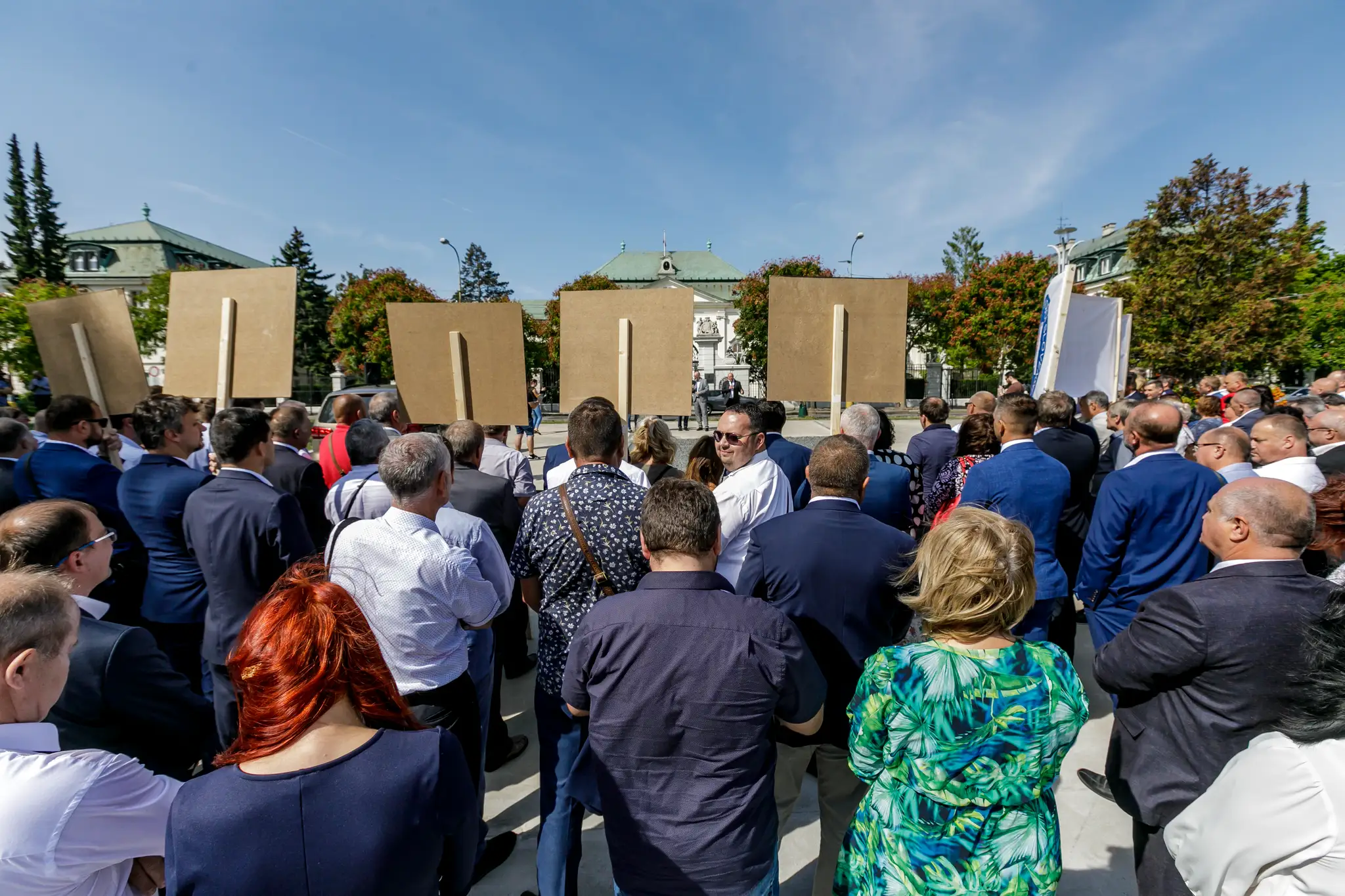 Snímka z protestu