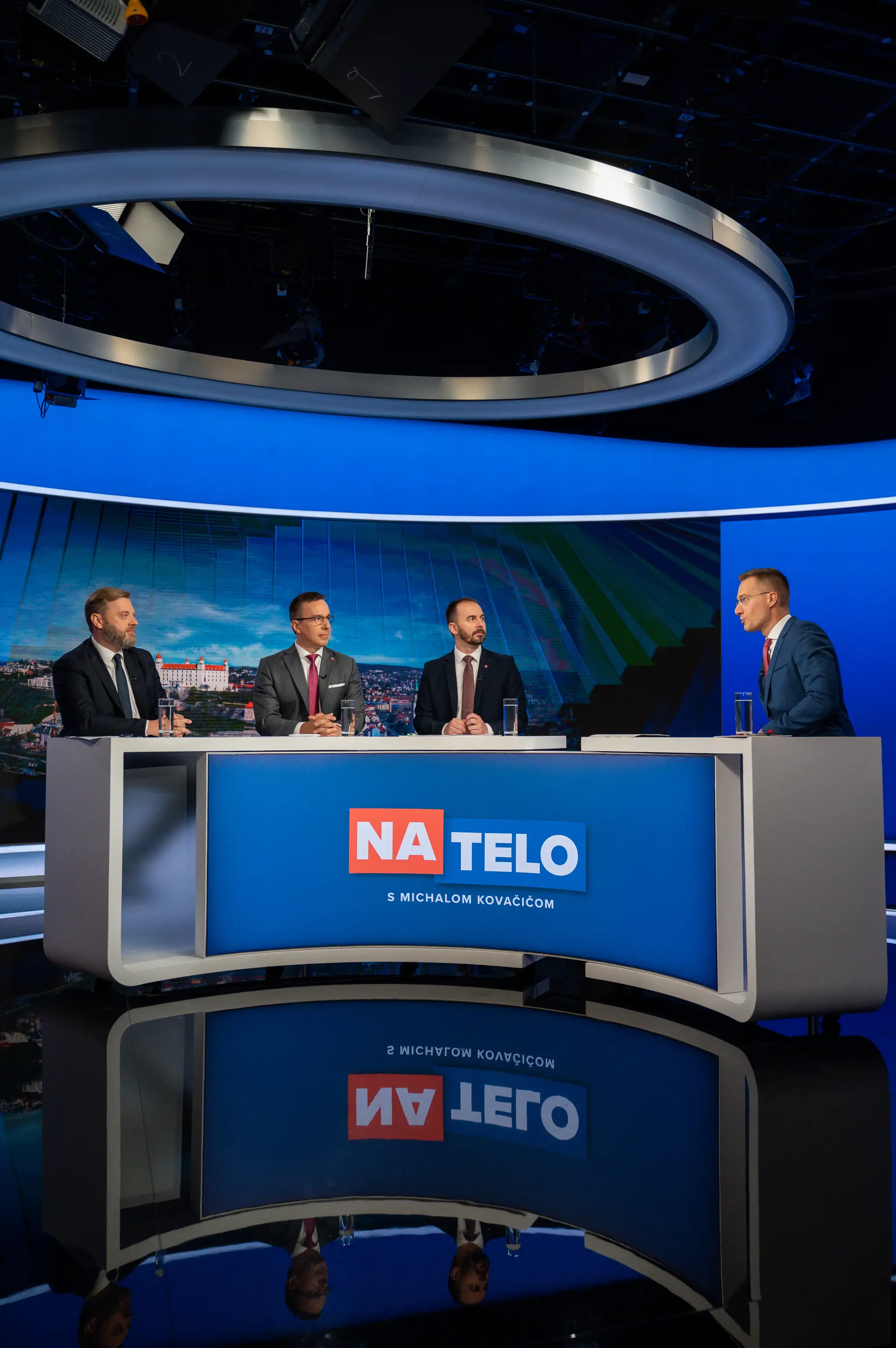Erik Tomáš, Michal Šipoš a Juraj Krúpa v relácii Na telo.
