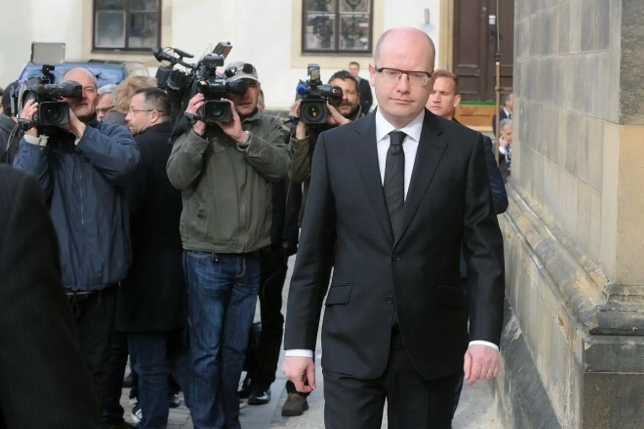 Na pohrebe sa zúčastnil aj súčasný premiér Bohuslav Sobotka