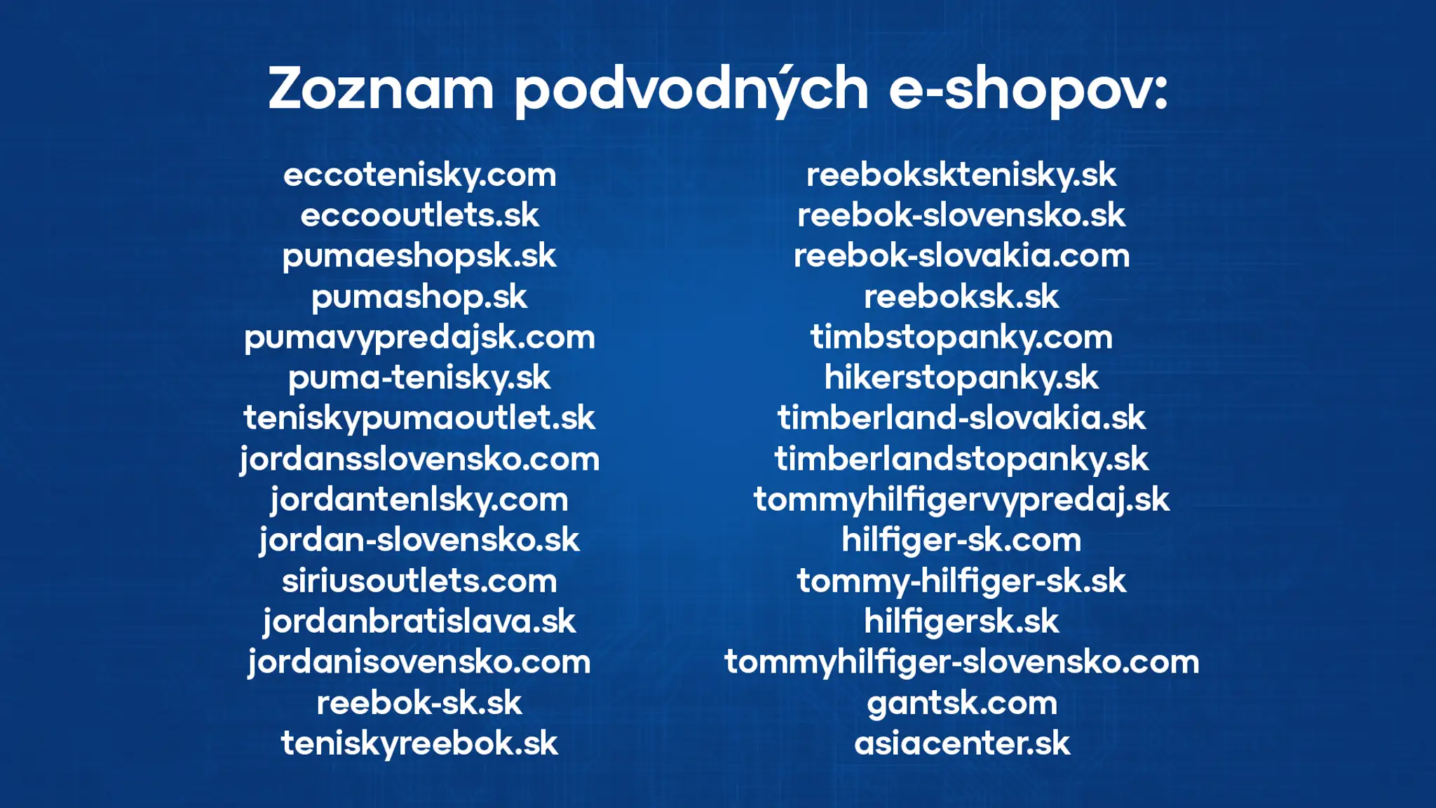 Podvodné stránky podľa odborníkov.