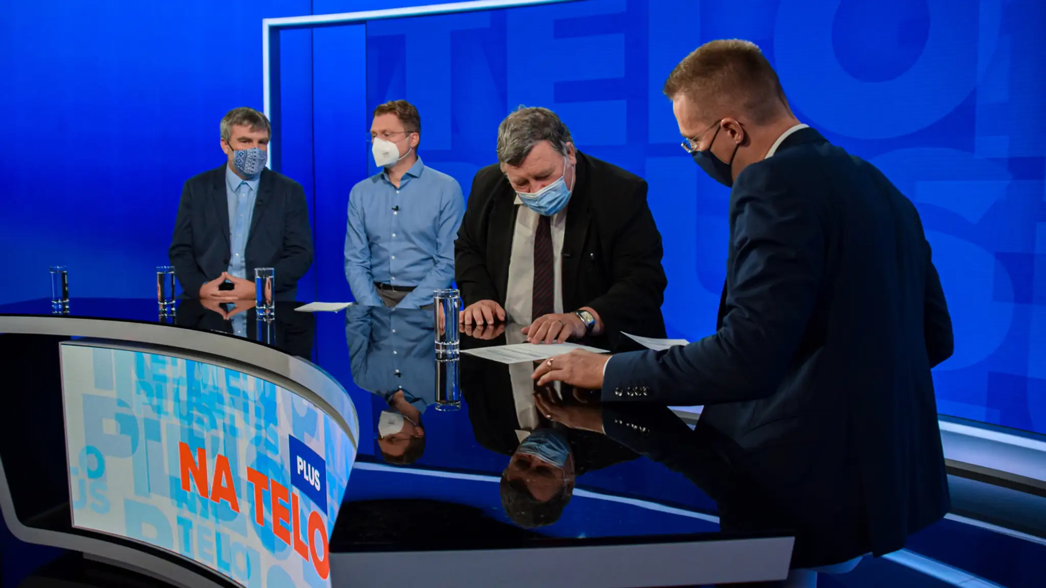 R. Kollár, P. Visolajský, V. Krčméry v Na telo plus.