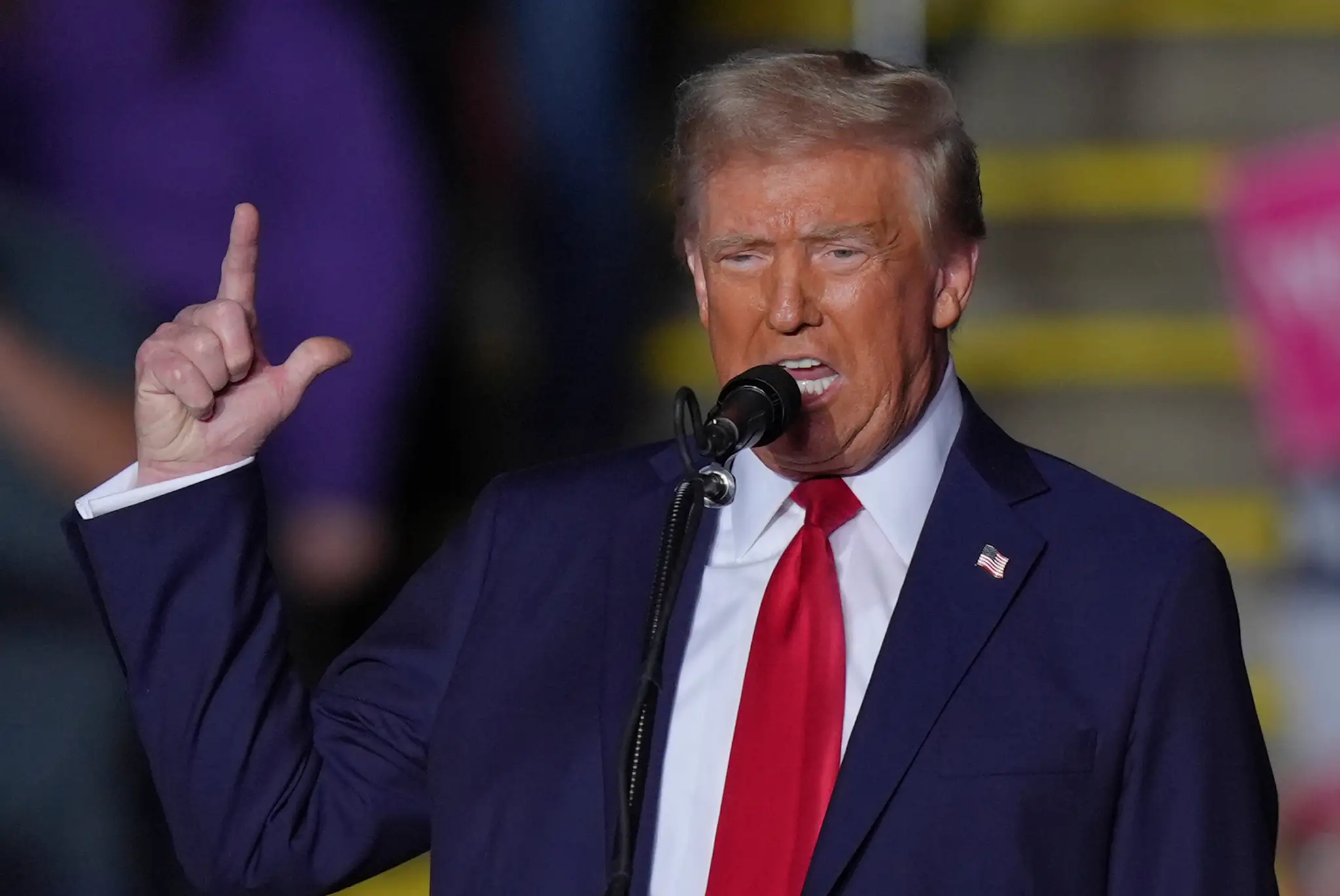Republikánsky prezidentský kandidát a americký exprezident Donald Trump