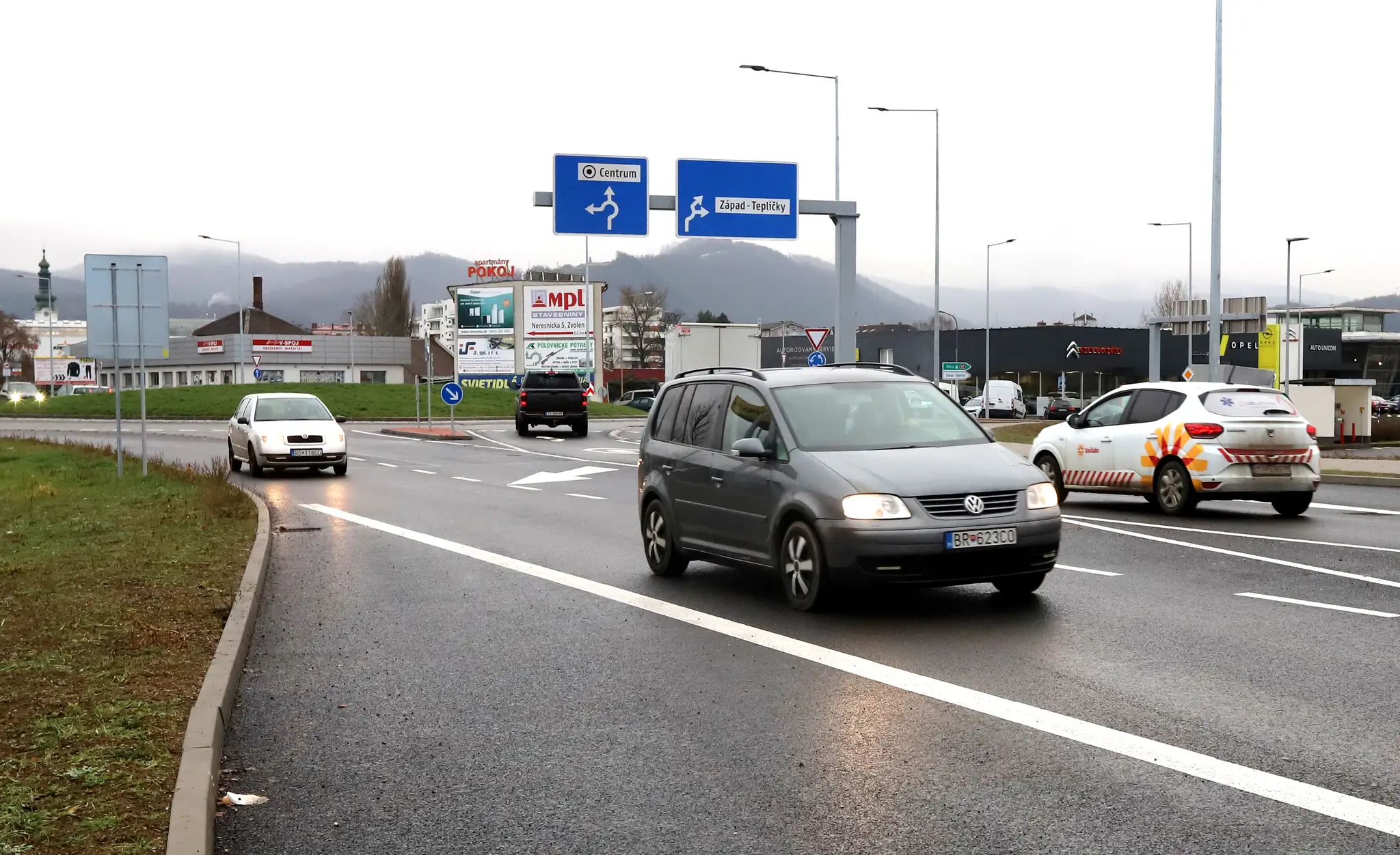 Turbo-okružná križovatka vo Zvolene