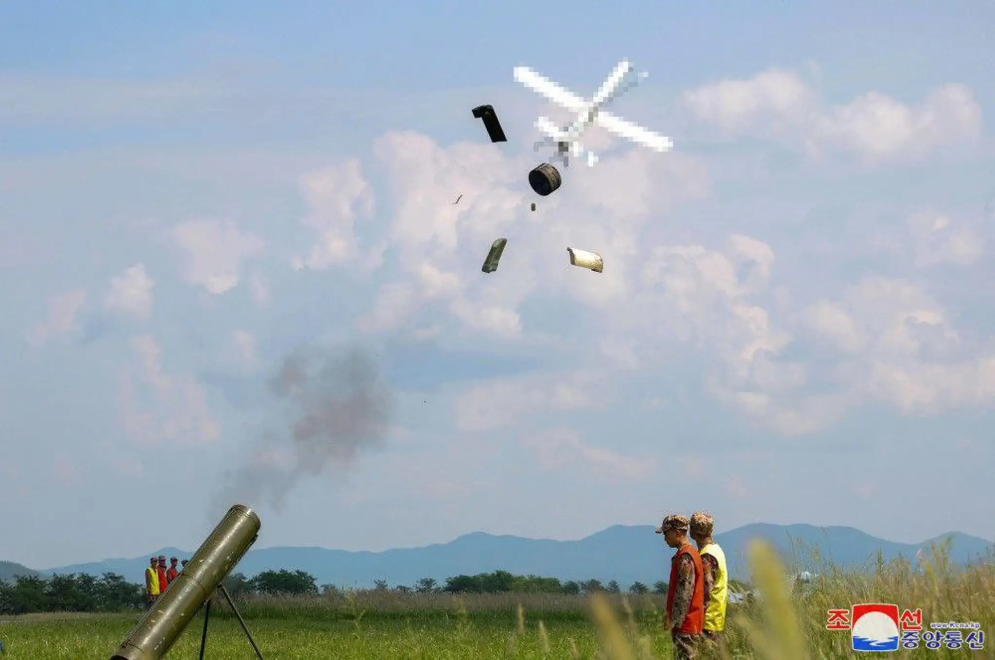 Test severokórejského dronu.