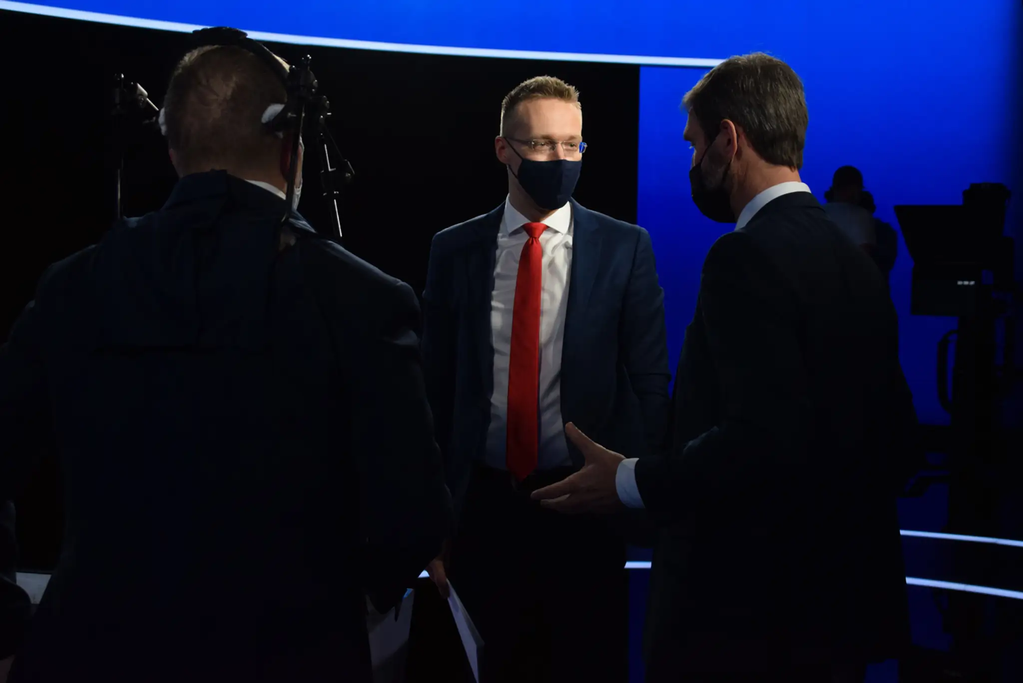 Boris Kollár a Juraj Blanár pred natáčaním.