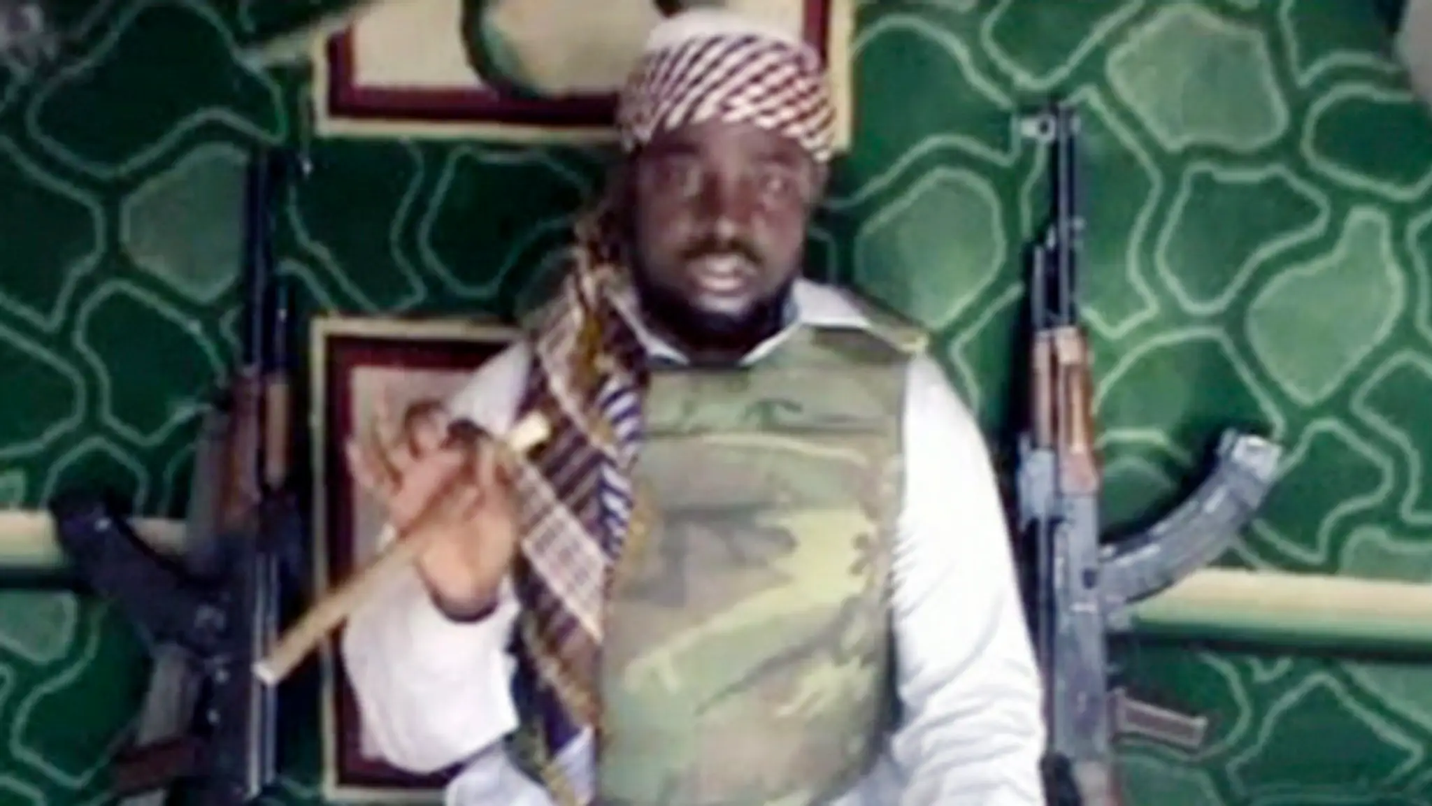 Šéf Boko Haram Leader Abubakar Shekau.