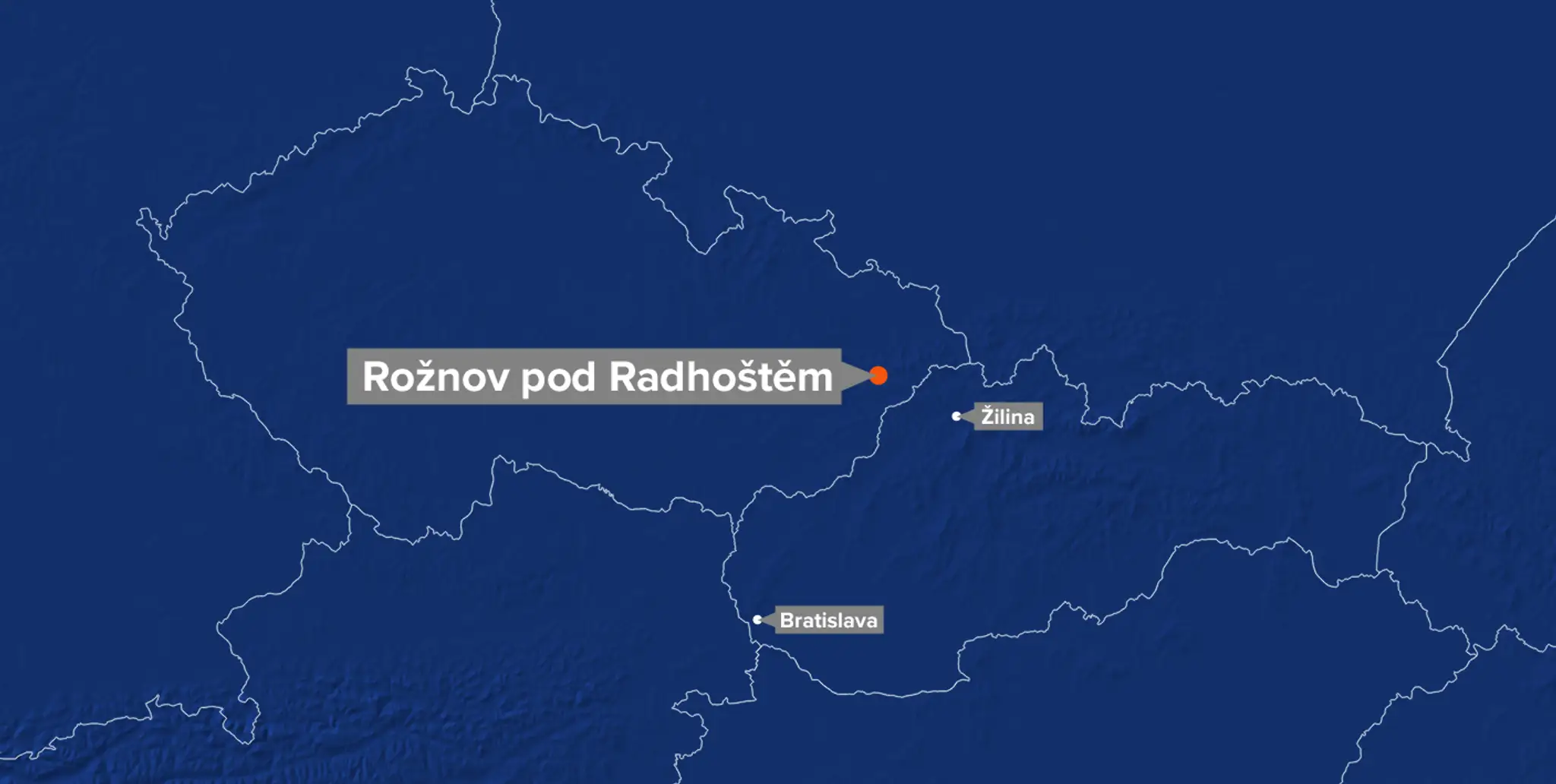 Rožnov pod Radhoštěm na mape