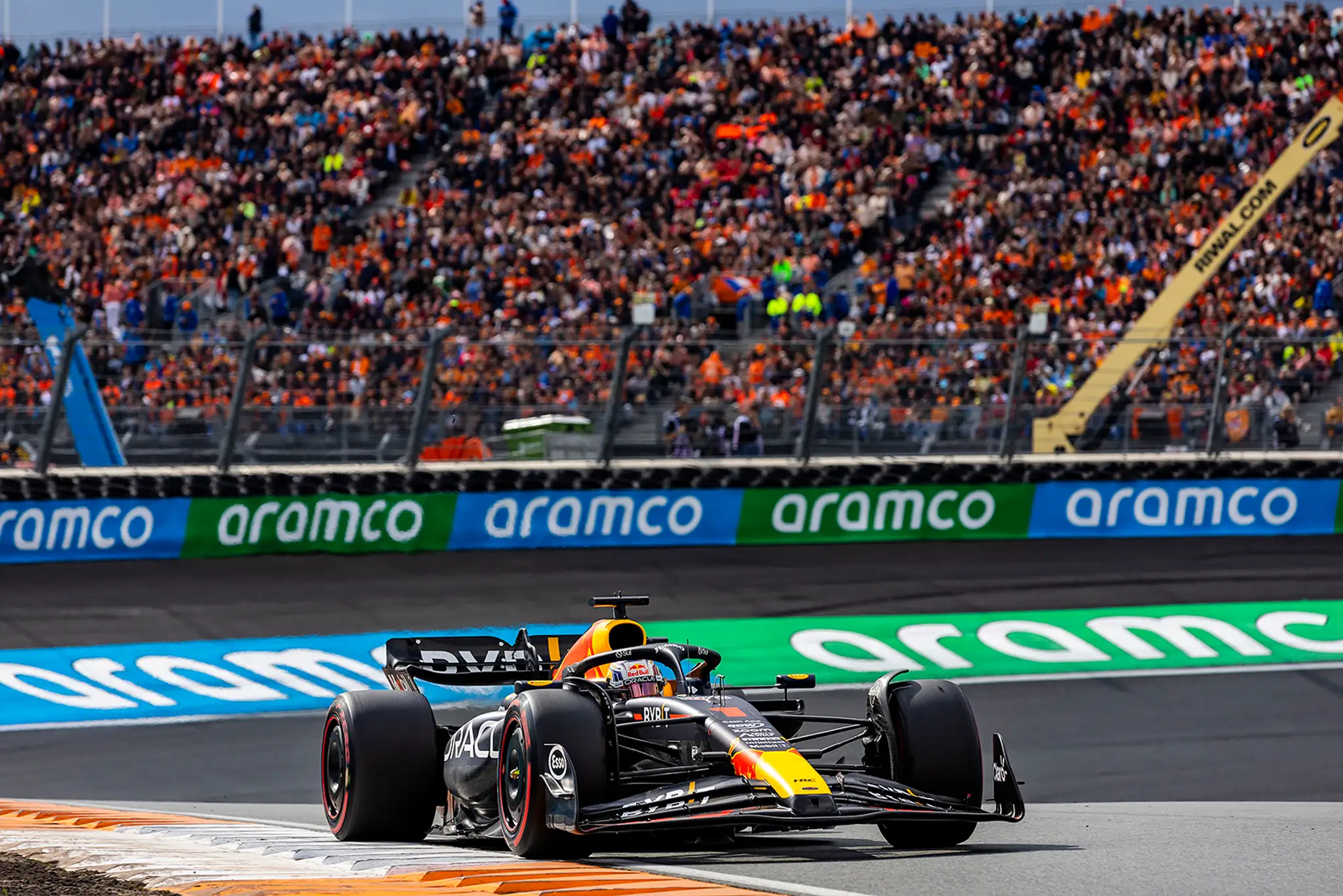 Líder šampionátu Max Verstappen.