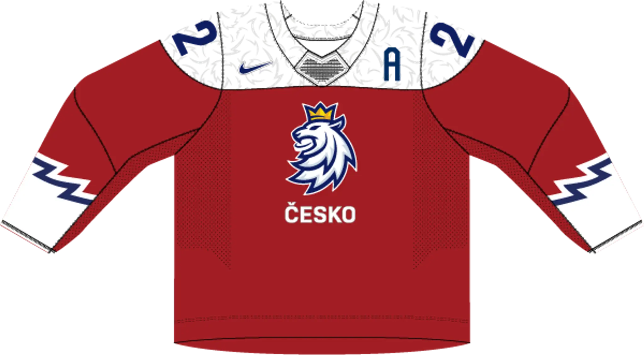Český hosťujúci dres.