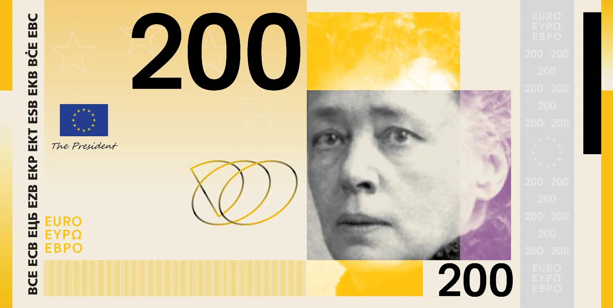 Nové eurobankovky Návrh A
