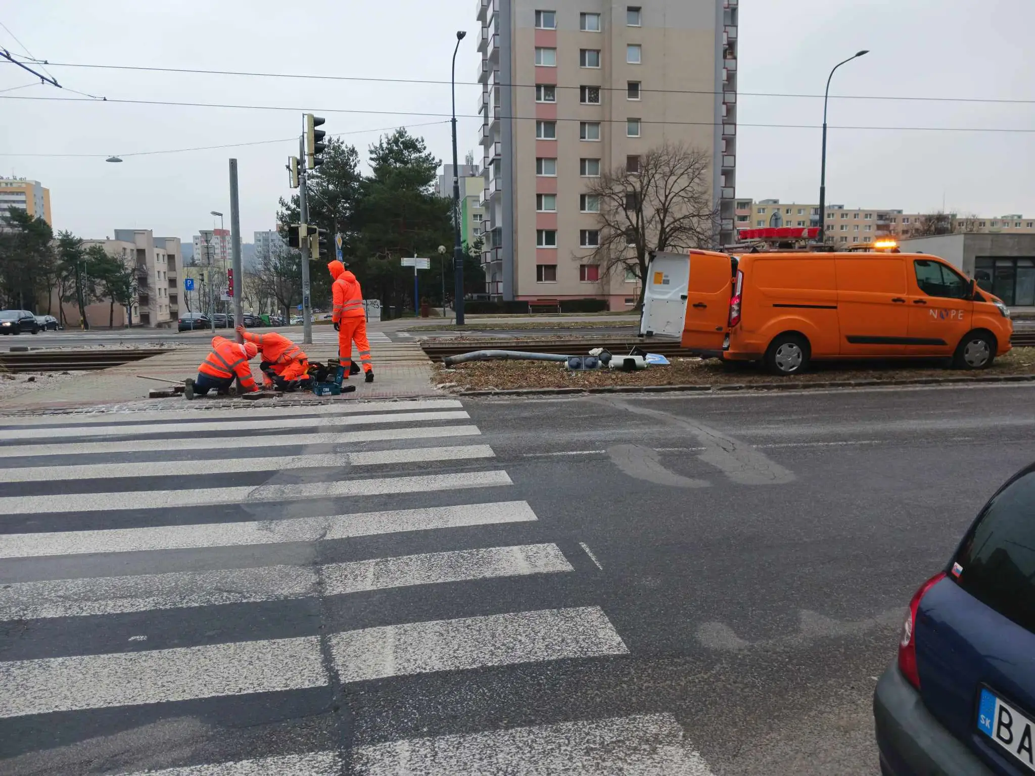 Miesto, kde mal Andrej Danko nehodu.