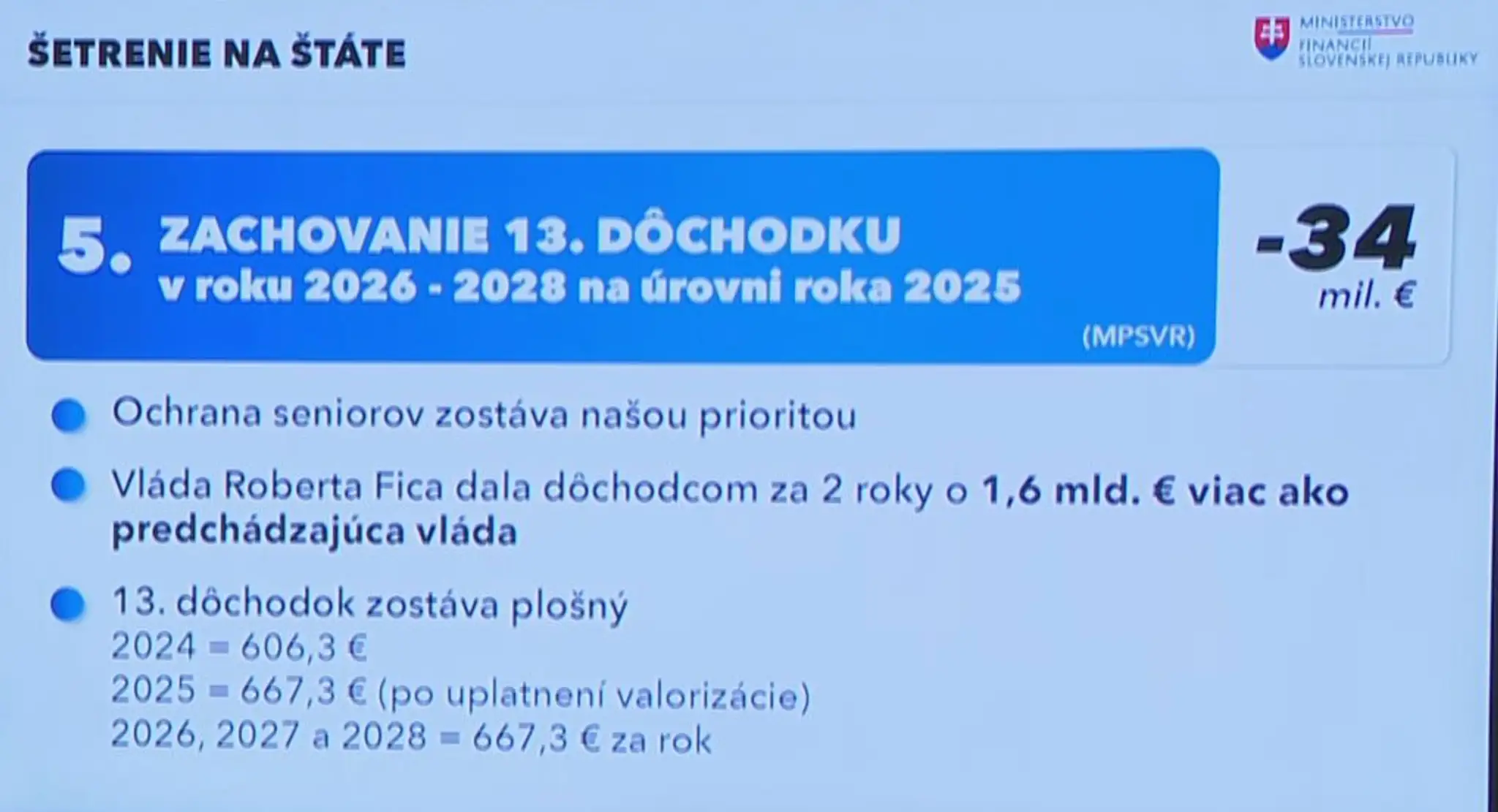 Zachovanie 13. dôchodku