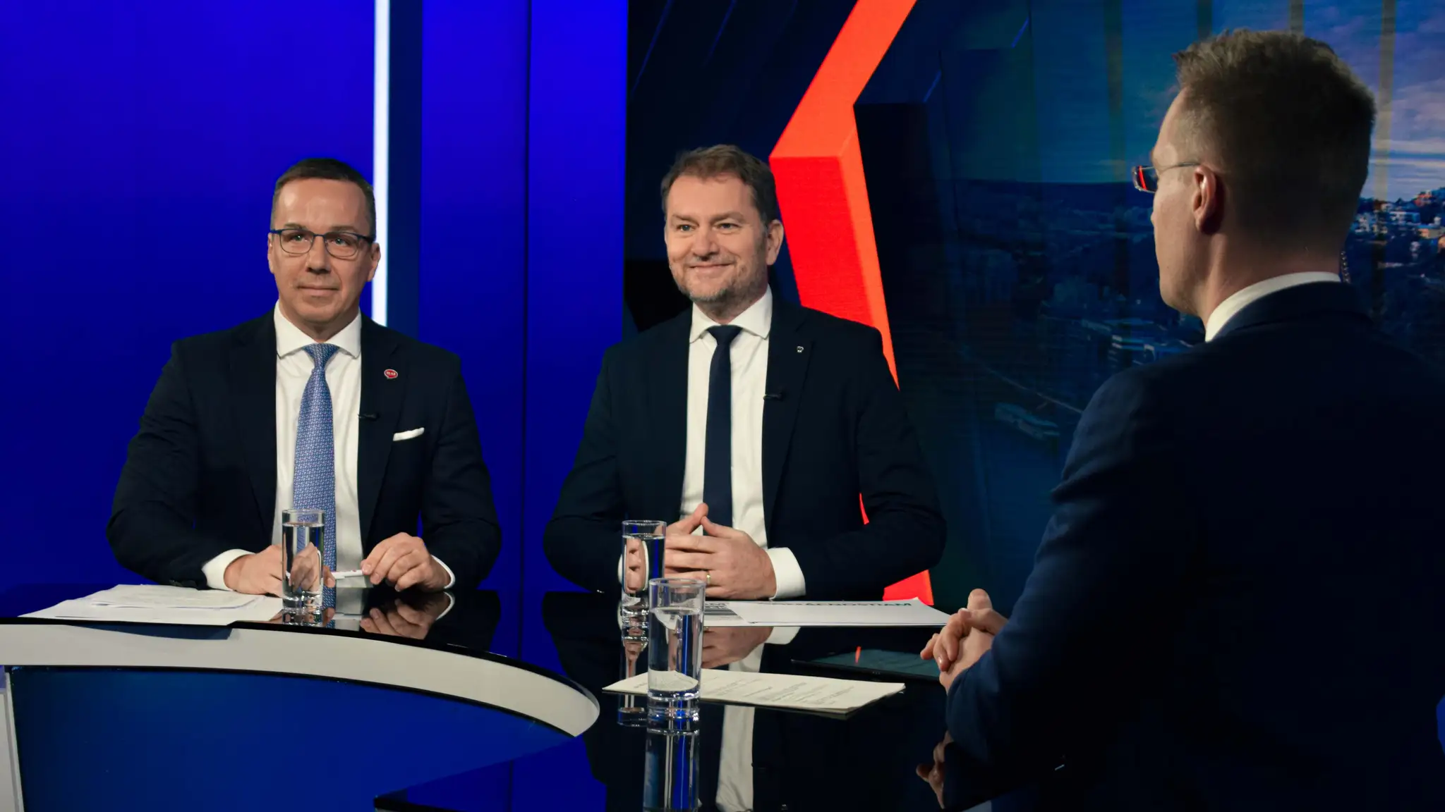 Erik Tomáš a Igor Matovič v relácii Na telo.