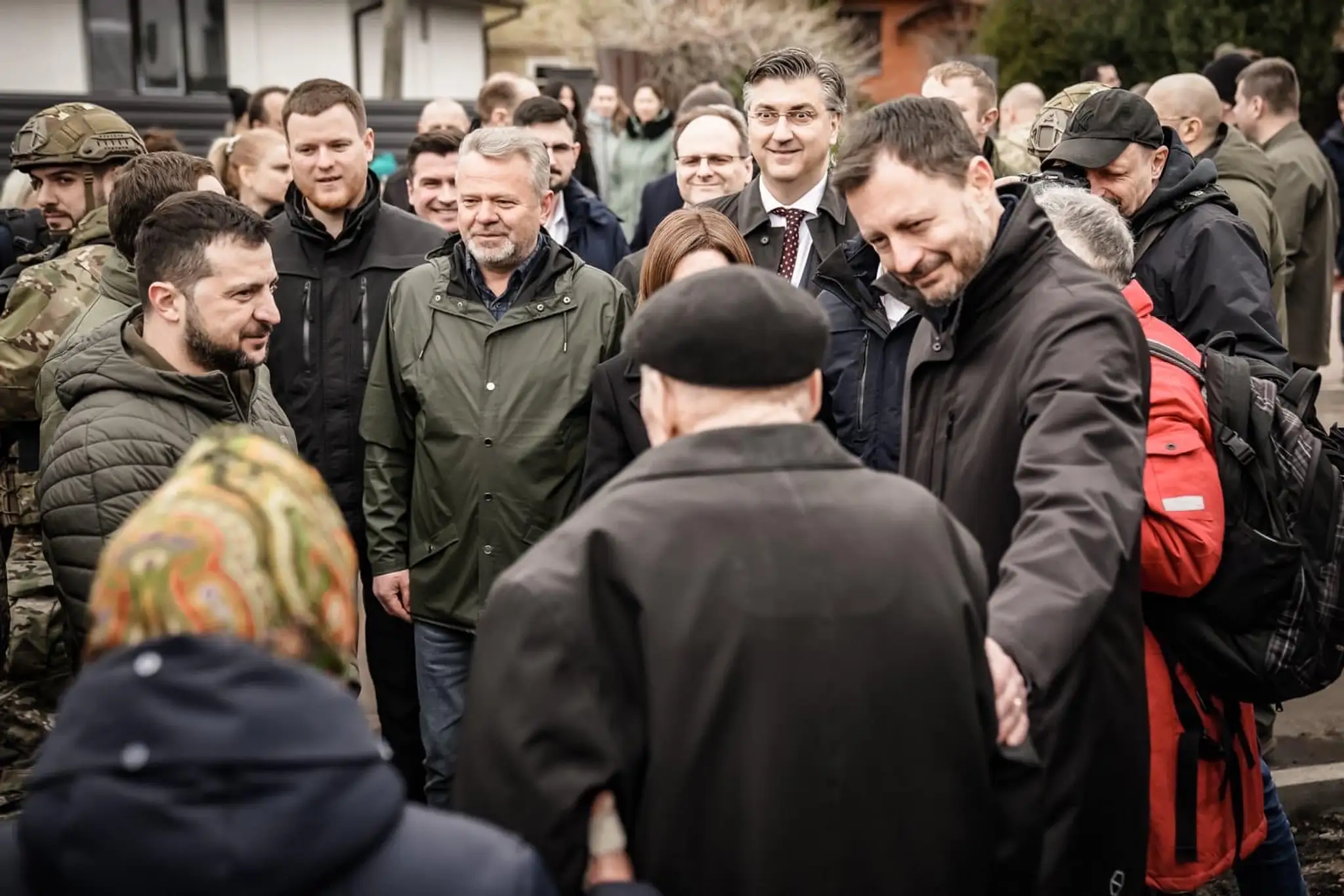 Slovenská delegácia na Ukrajine.