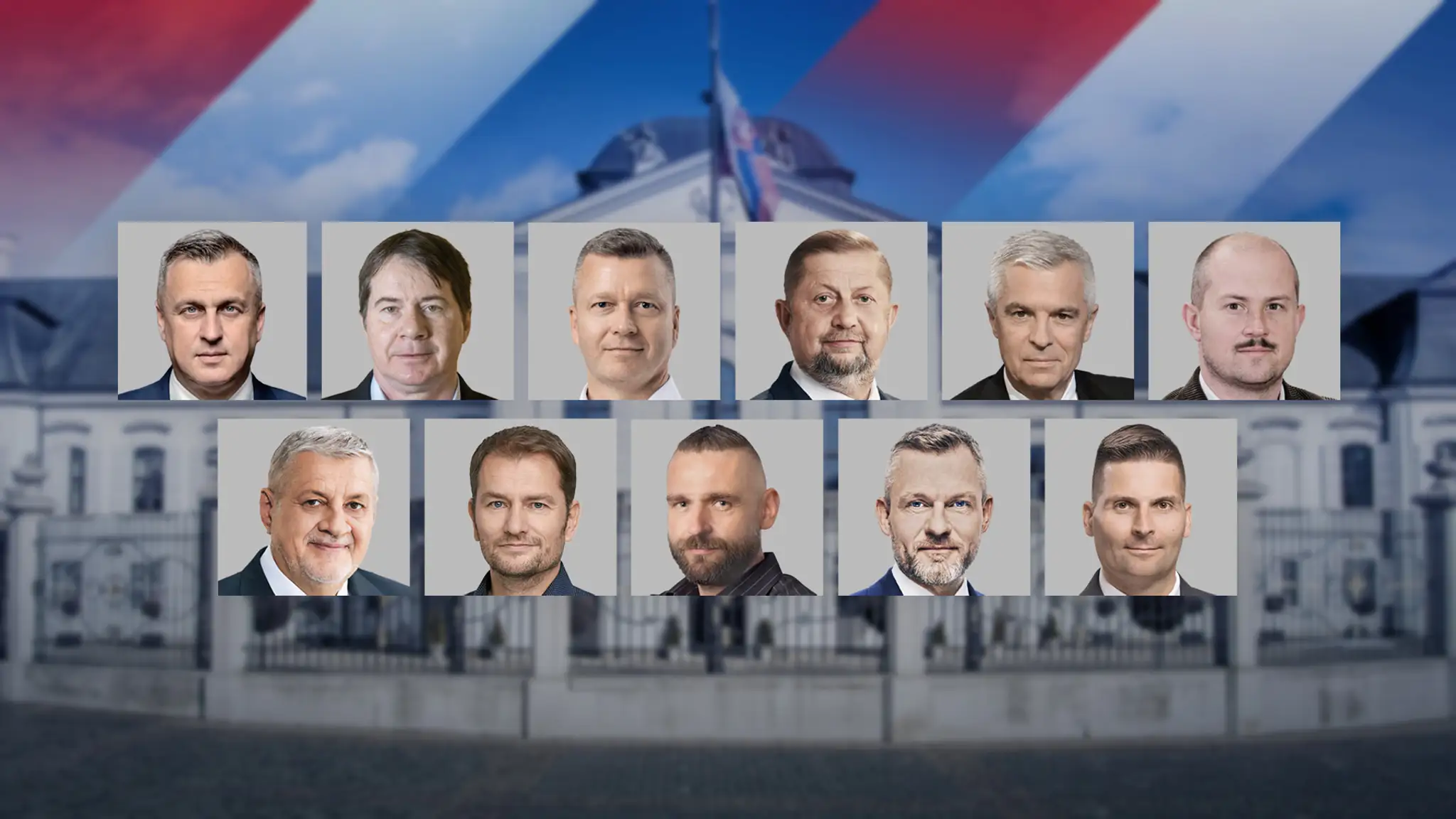 Kandidáti na prezidenta.