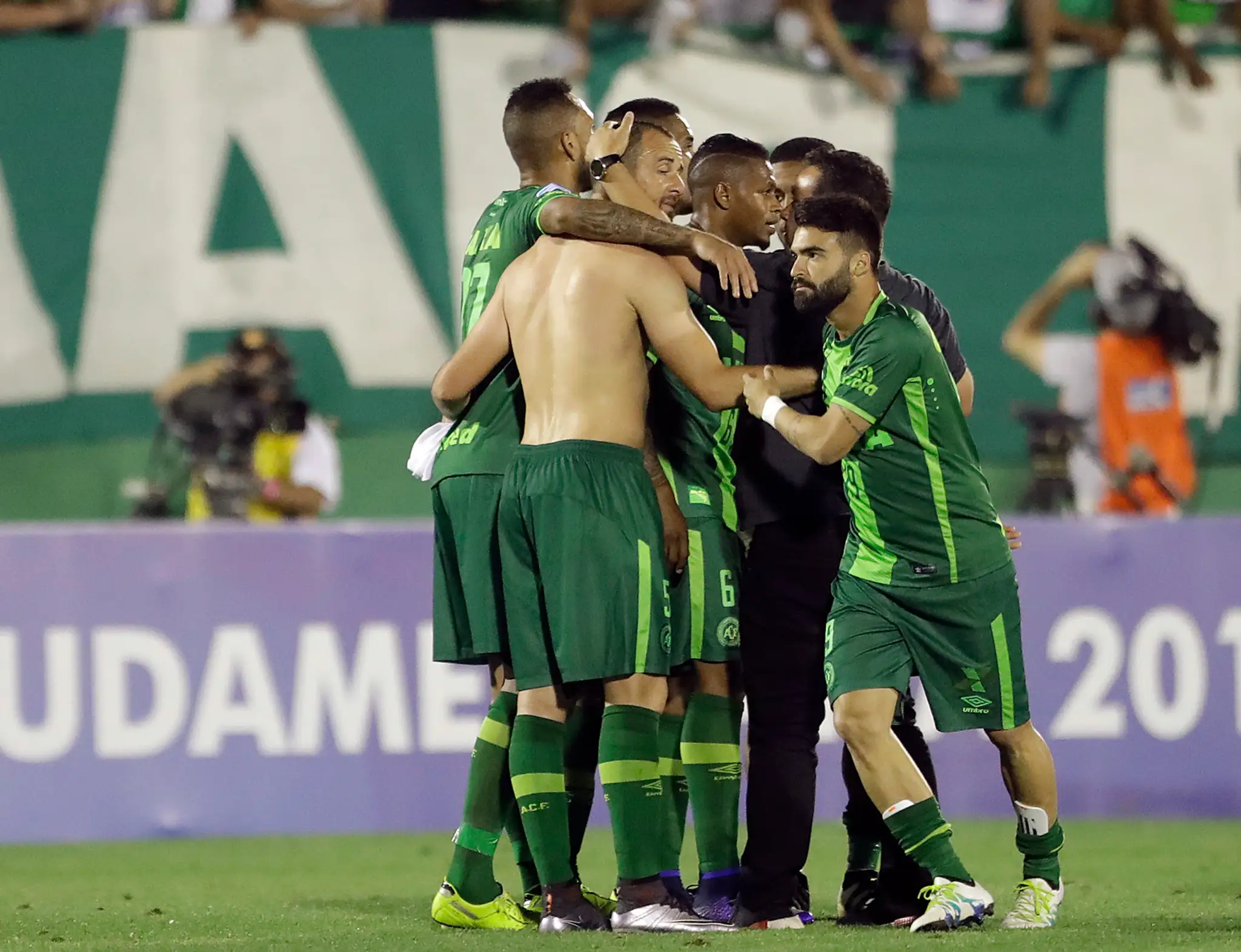 Futbalisti brazílskeho klubu Chapecoense.