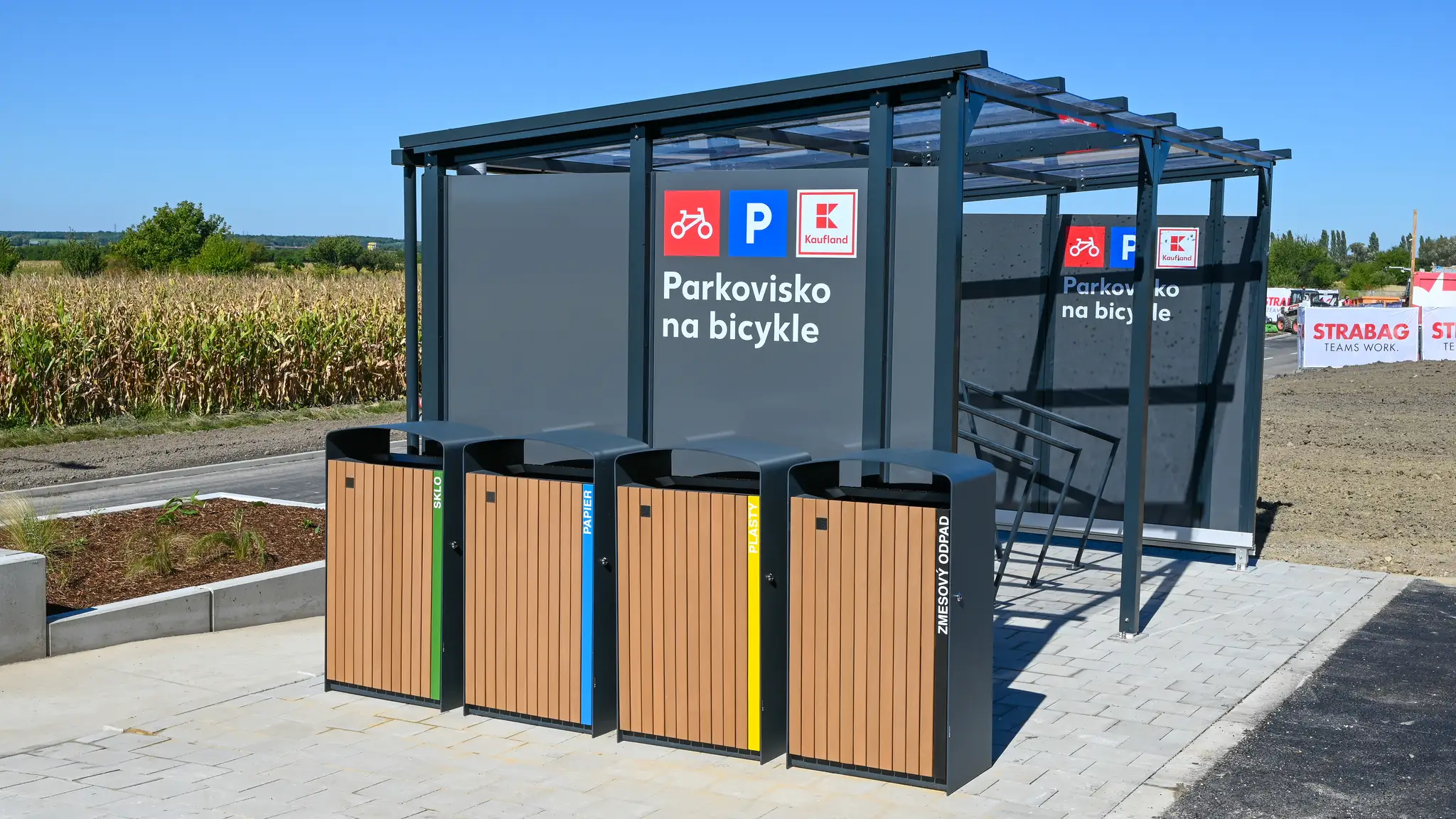 V areáli je k dispozícii aj parkovisko pre bicykle.