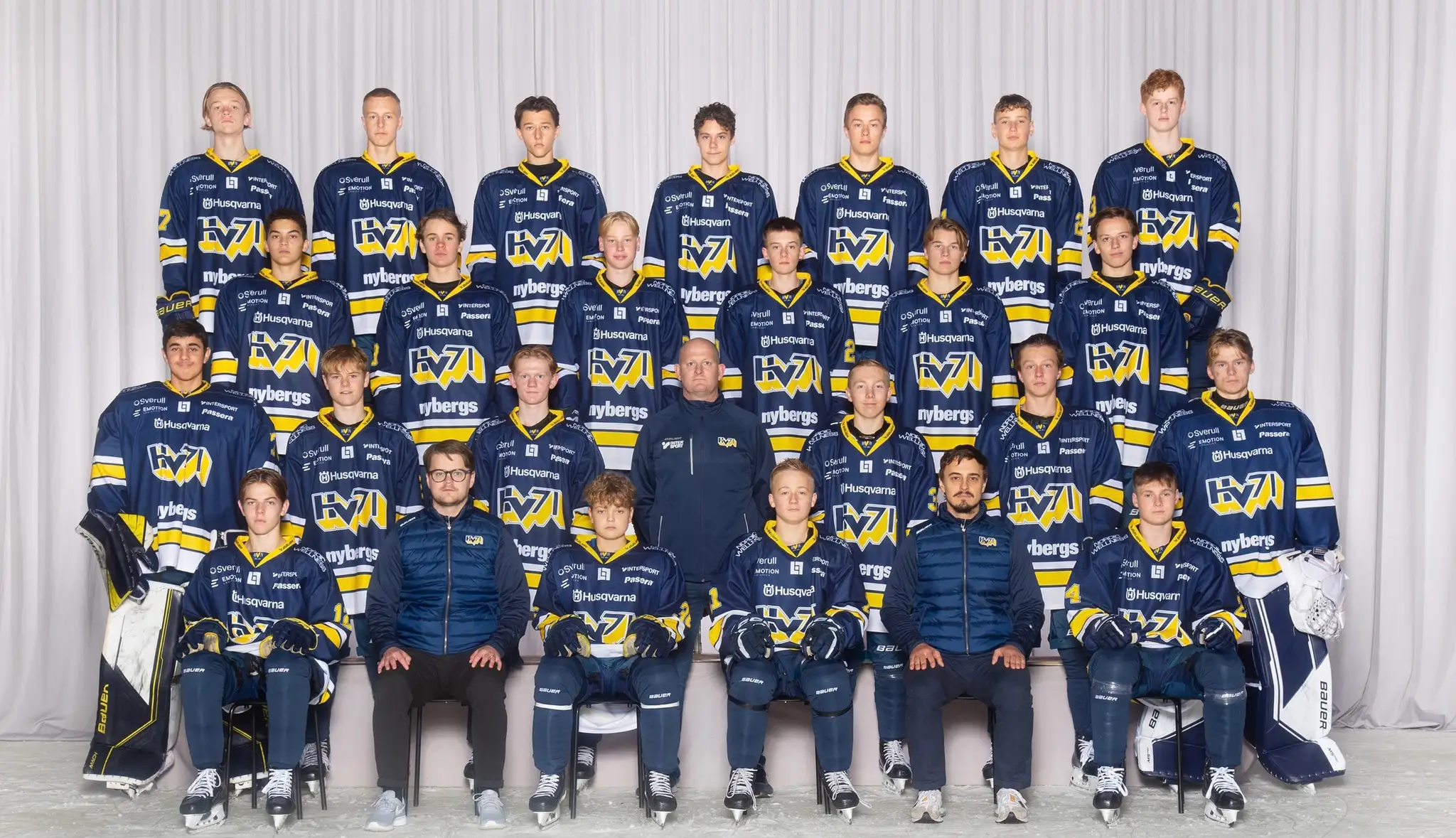 Tohto sezónny káder U16 v HV71 Jönköping
