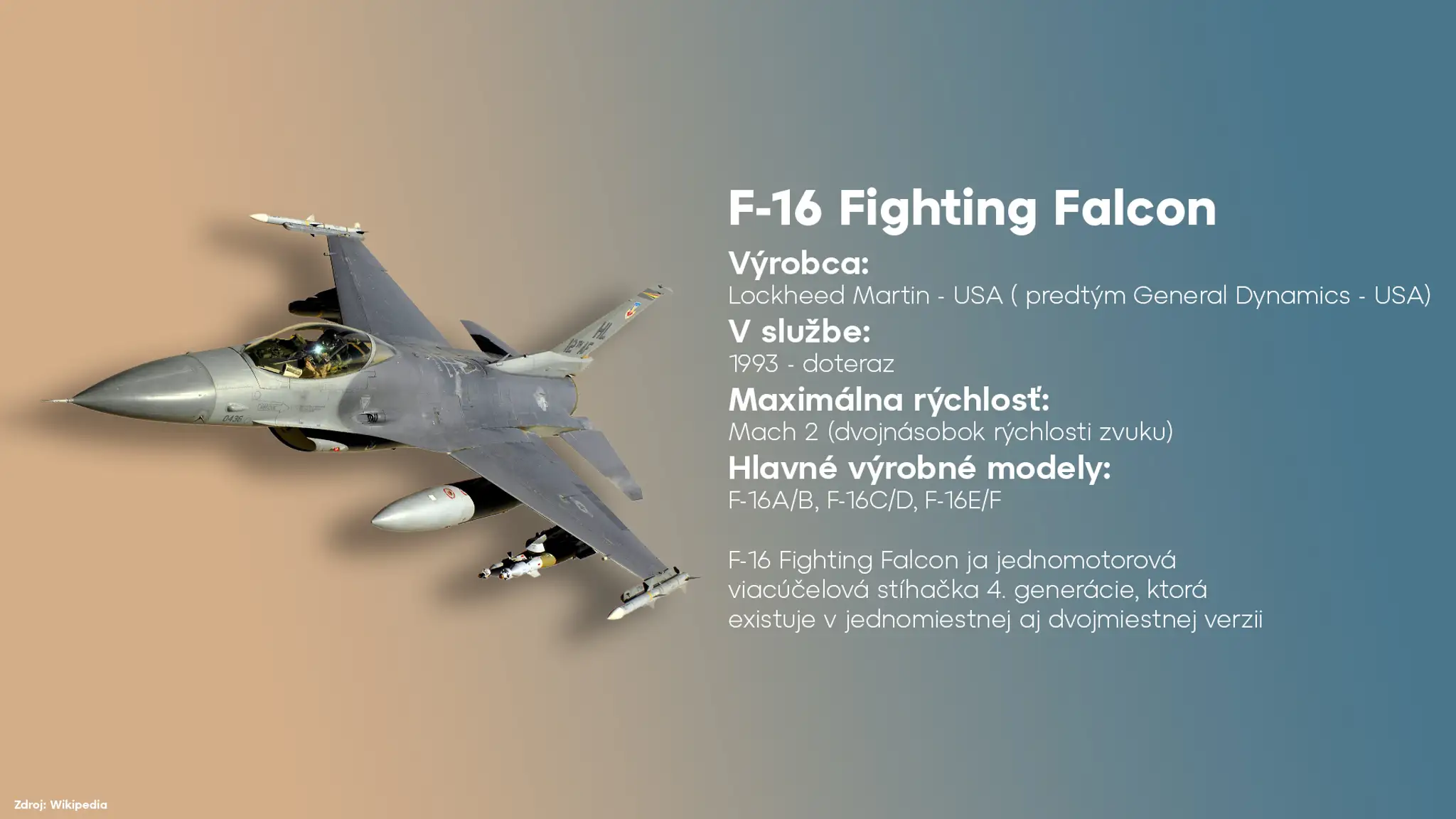 F-16 Fighting Falcon.
