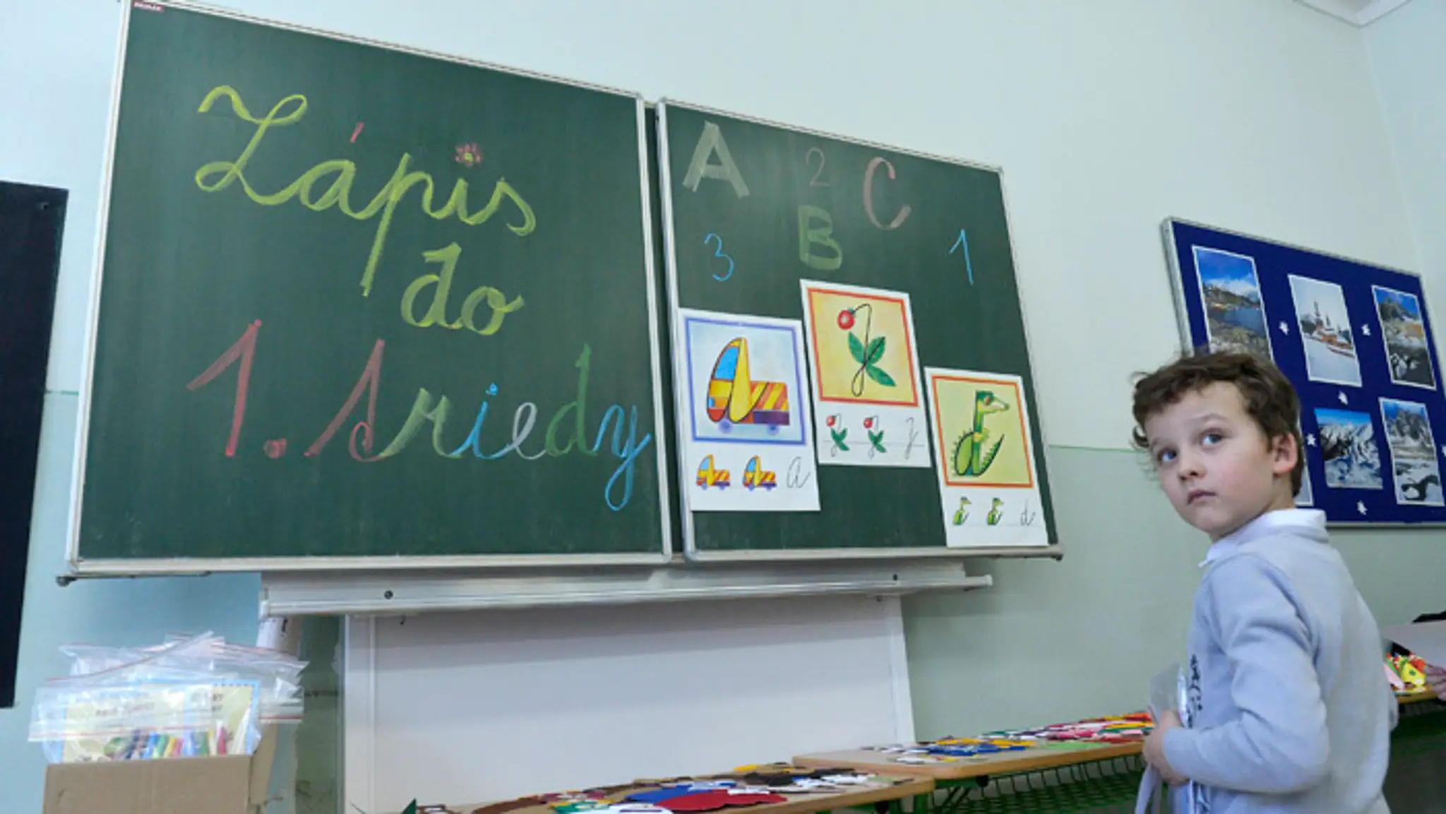 Zápis do prvej triedy.