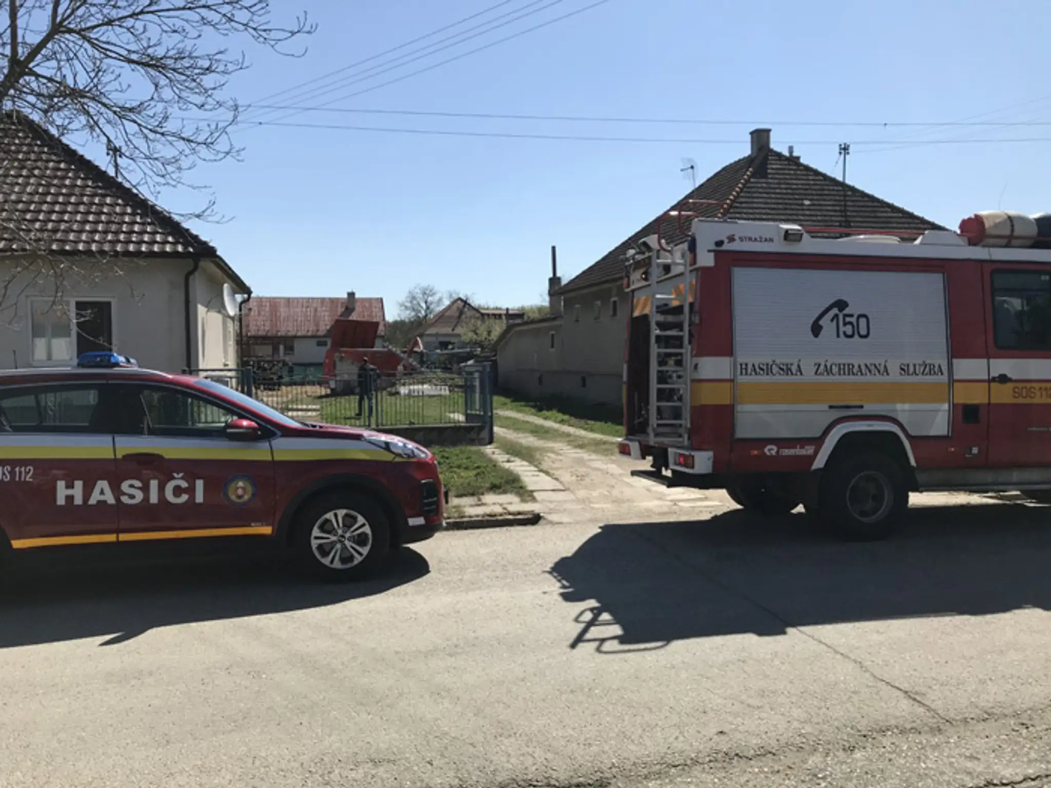Dom vo Vrábľoch, kde sa stal pracovný úraz.