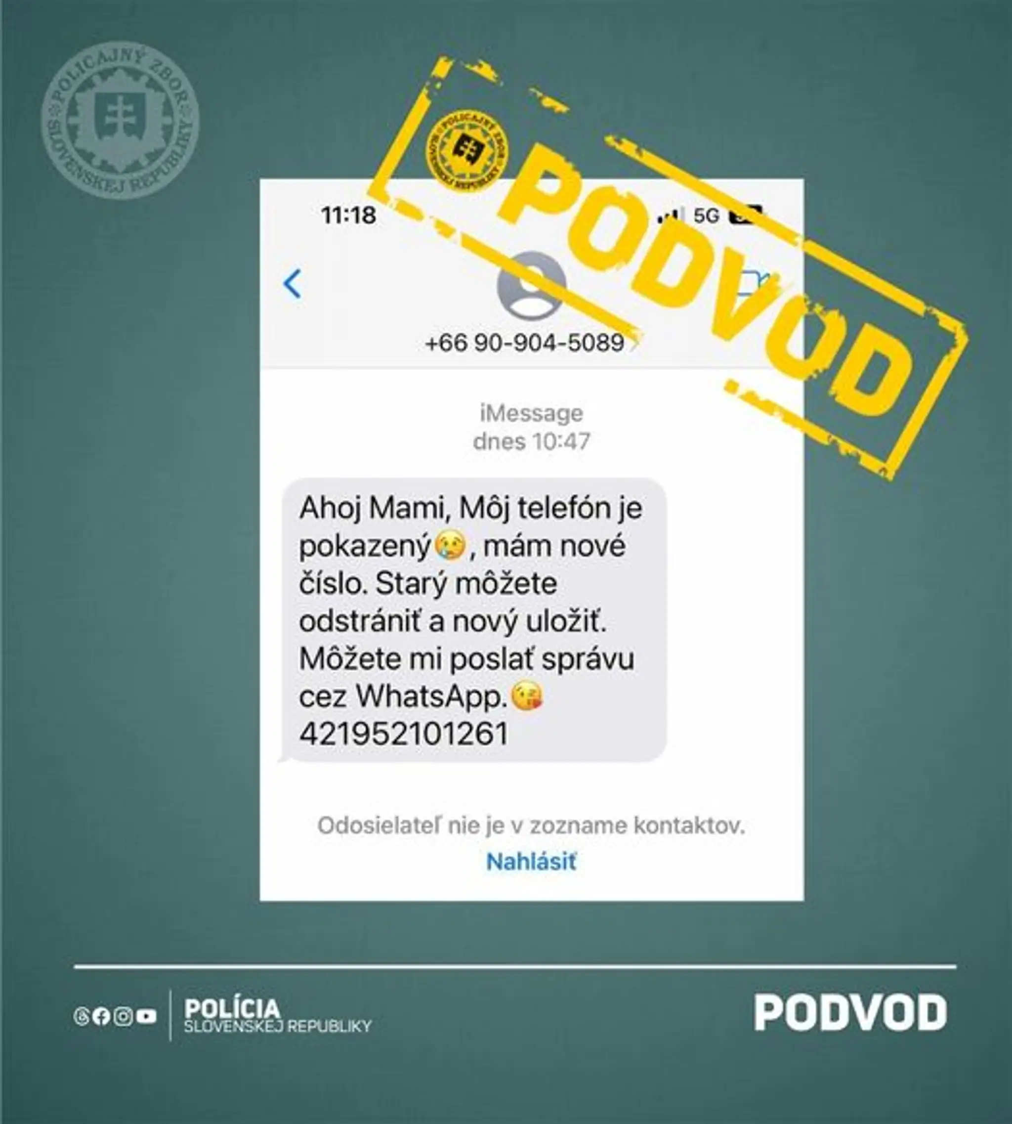Podvodné správy