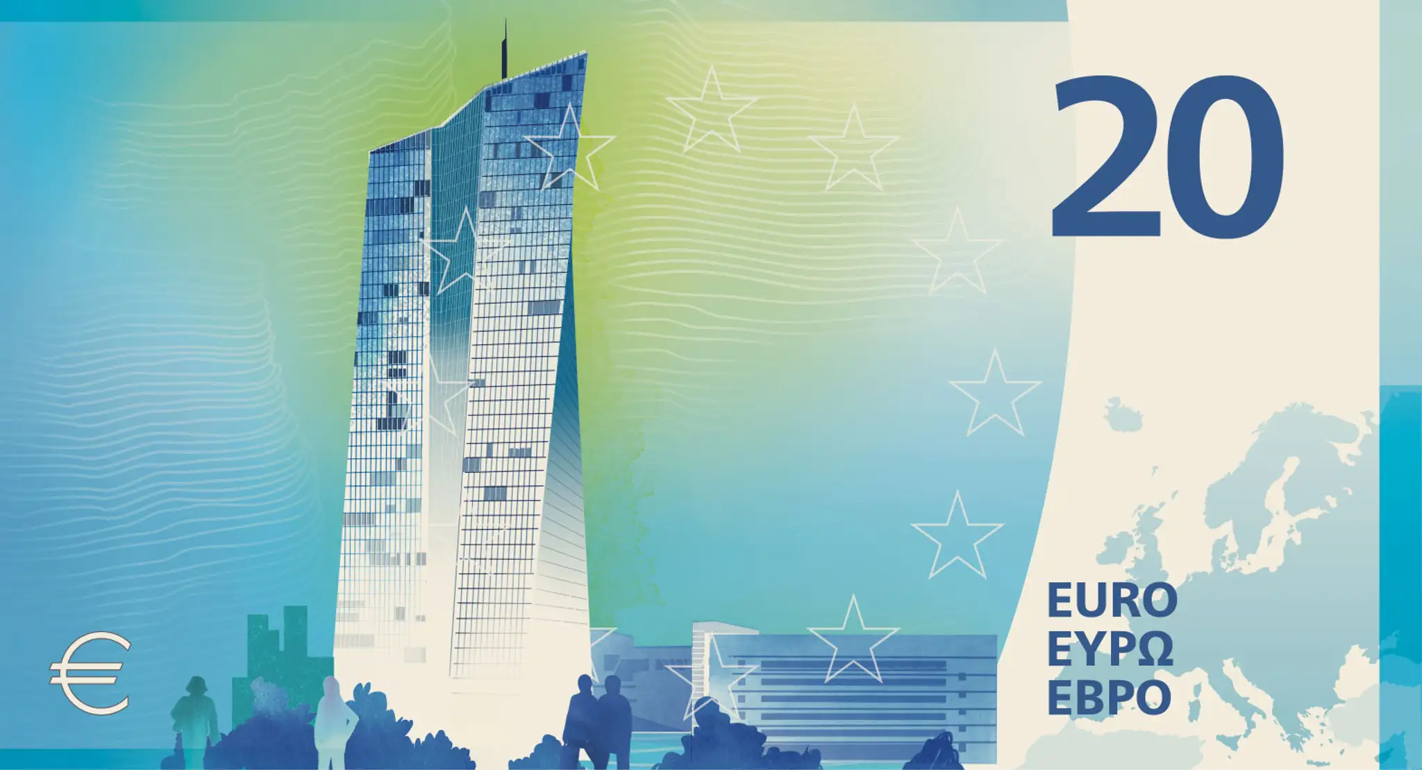 Nové eurobankovky Návrh H