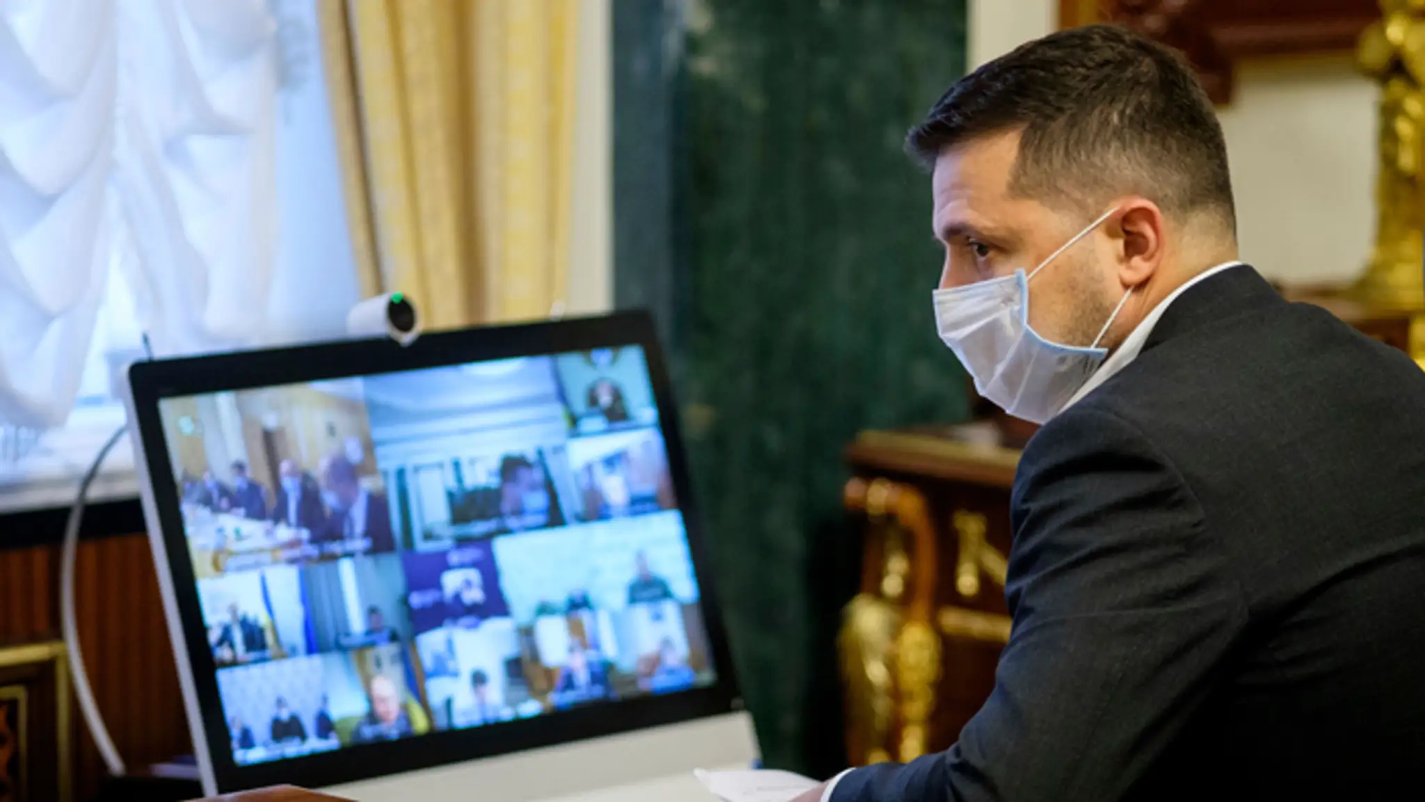 Ukrajinský prezident Volodymyr Zelenskyj.