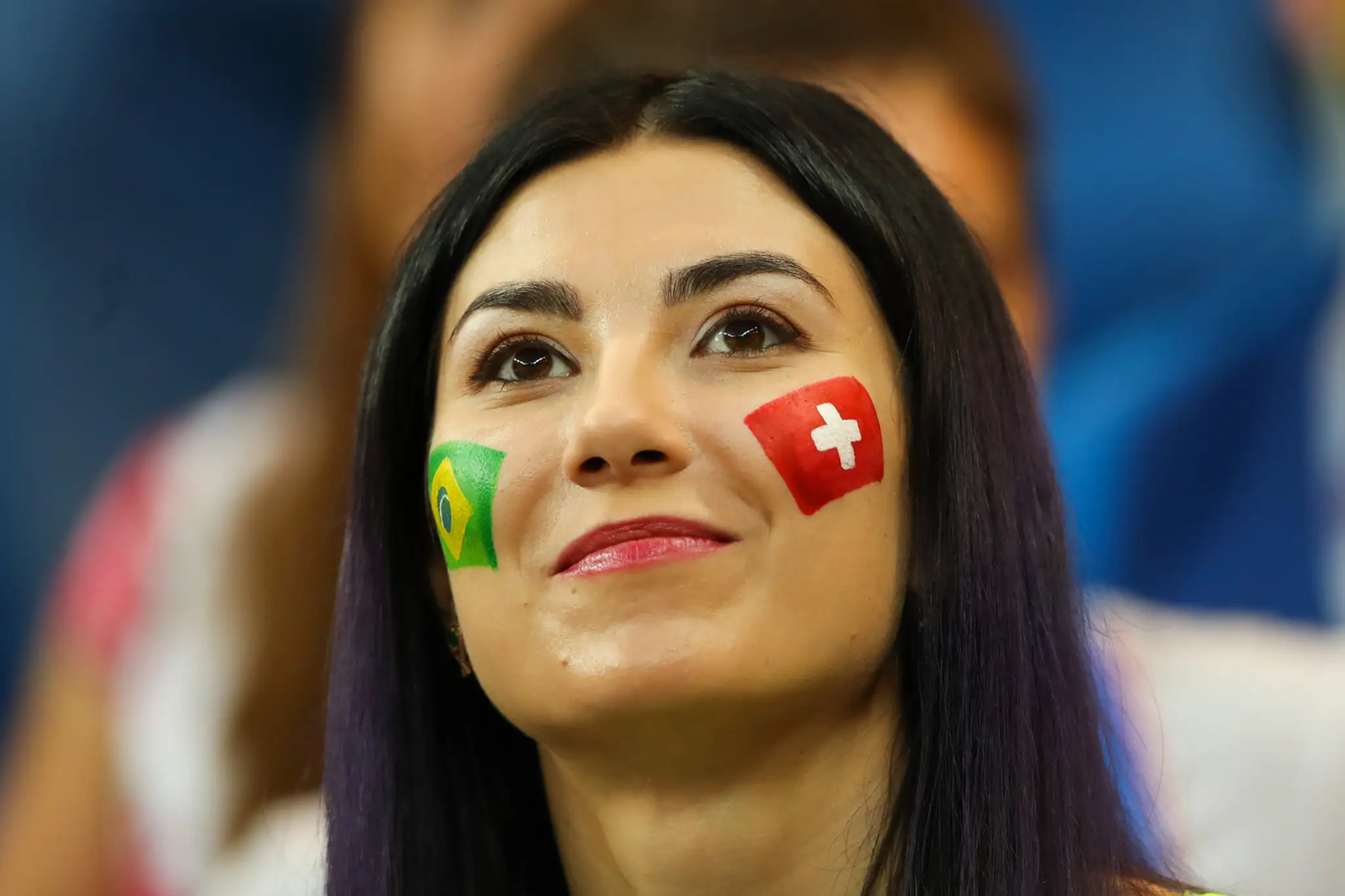 Fanúšička Brazílie.