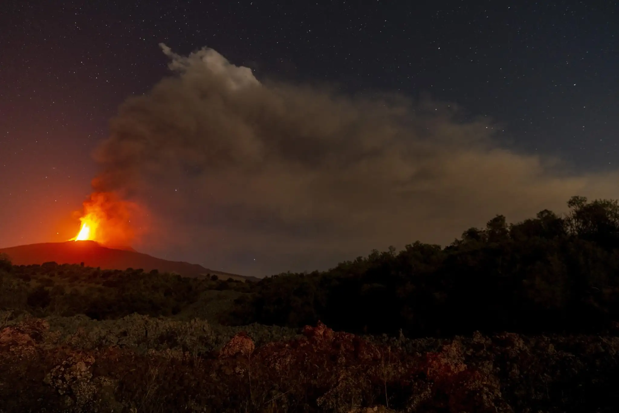 Etna dala o sebe opäť vedieť