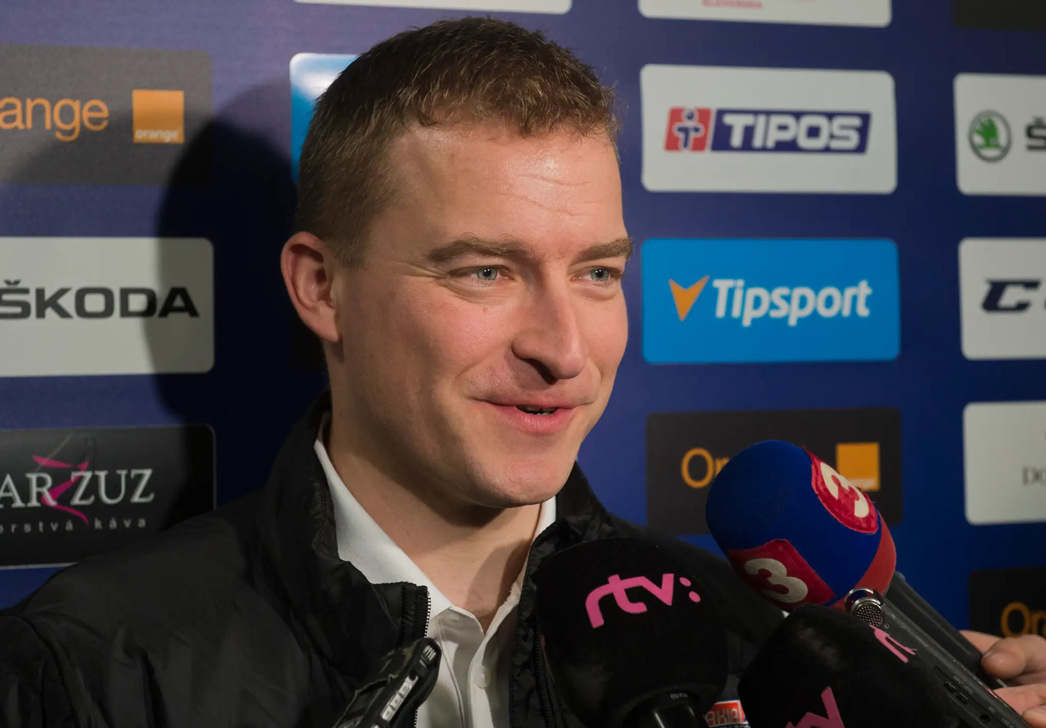 Na snímke tréner brankárov slovenskej hokejovej reprezentácie Peter Kosa.