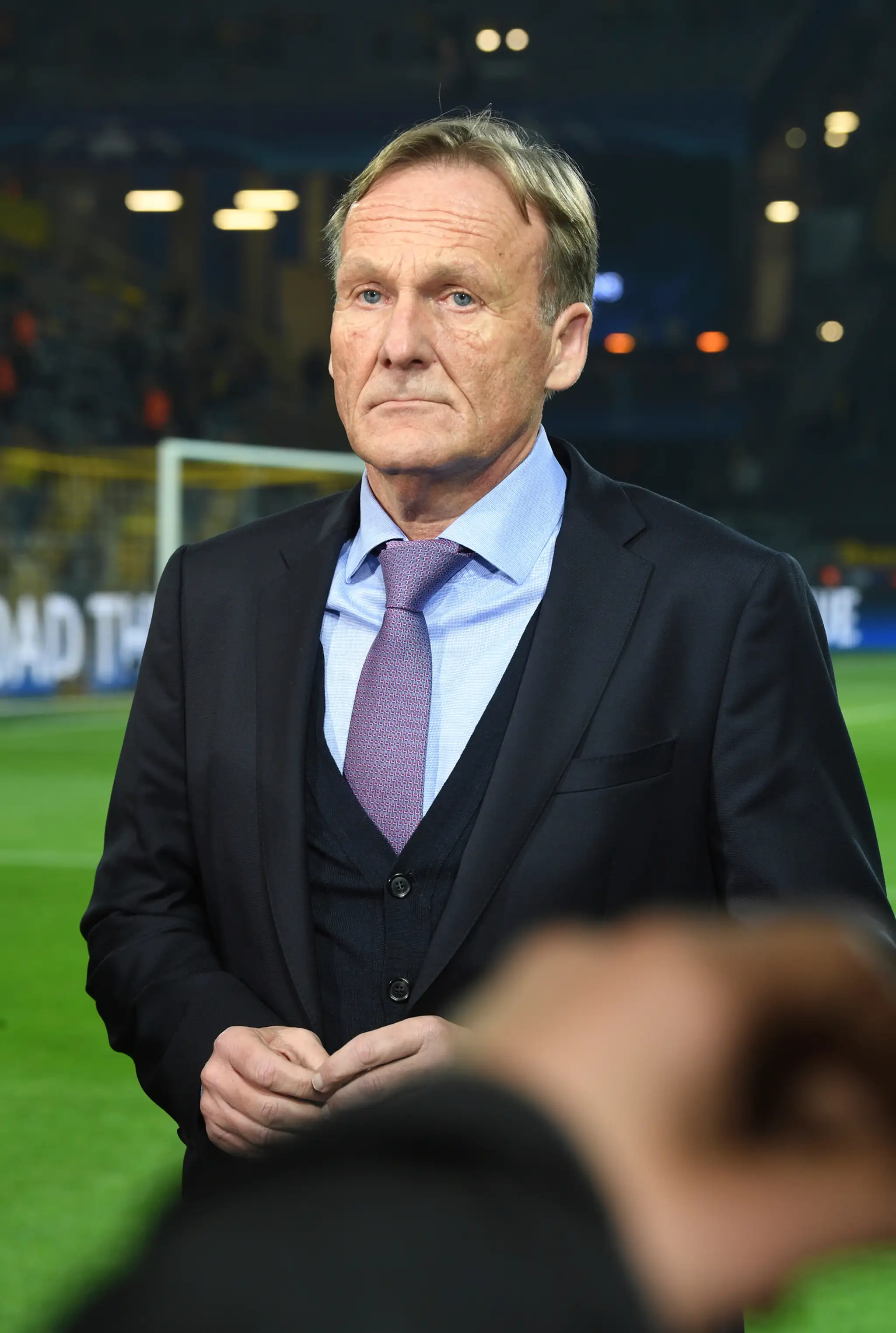 Prezident Borussie Dortmund Hans-Joachim Watzke na štadióne Signal Iduna Park.
