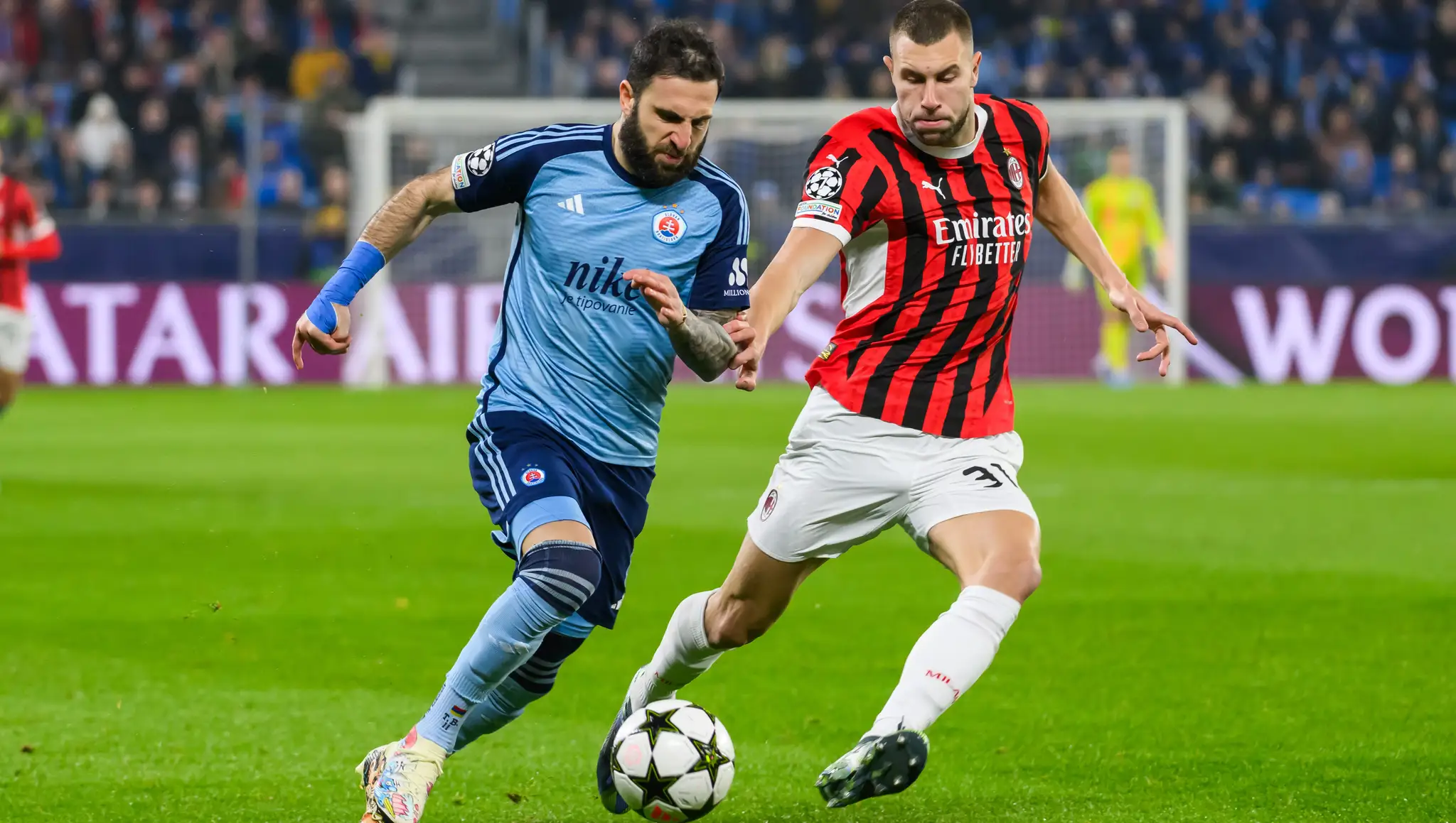 Slovan Bratislava - AC Miláno.