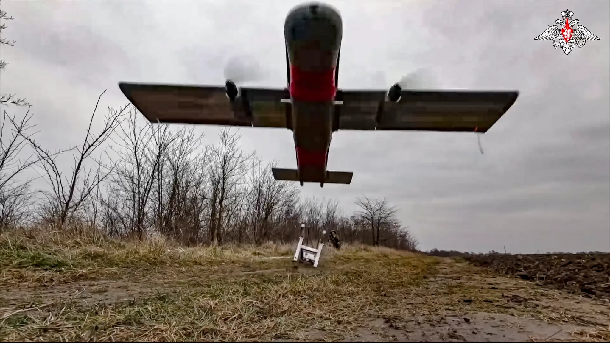 Ruskí vojaci a dron