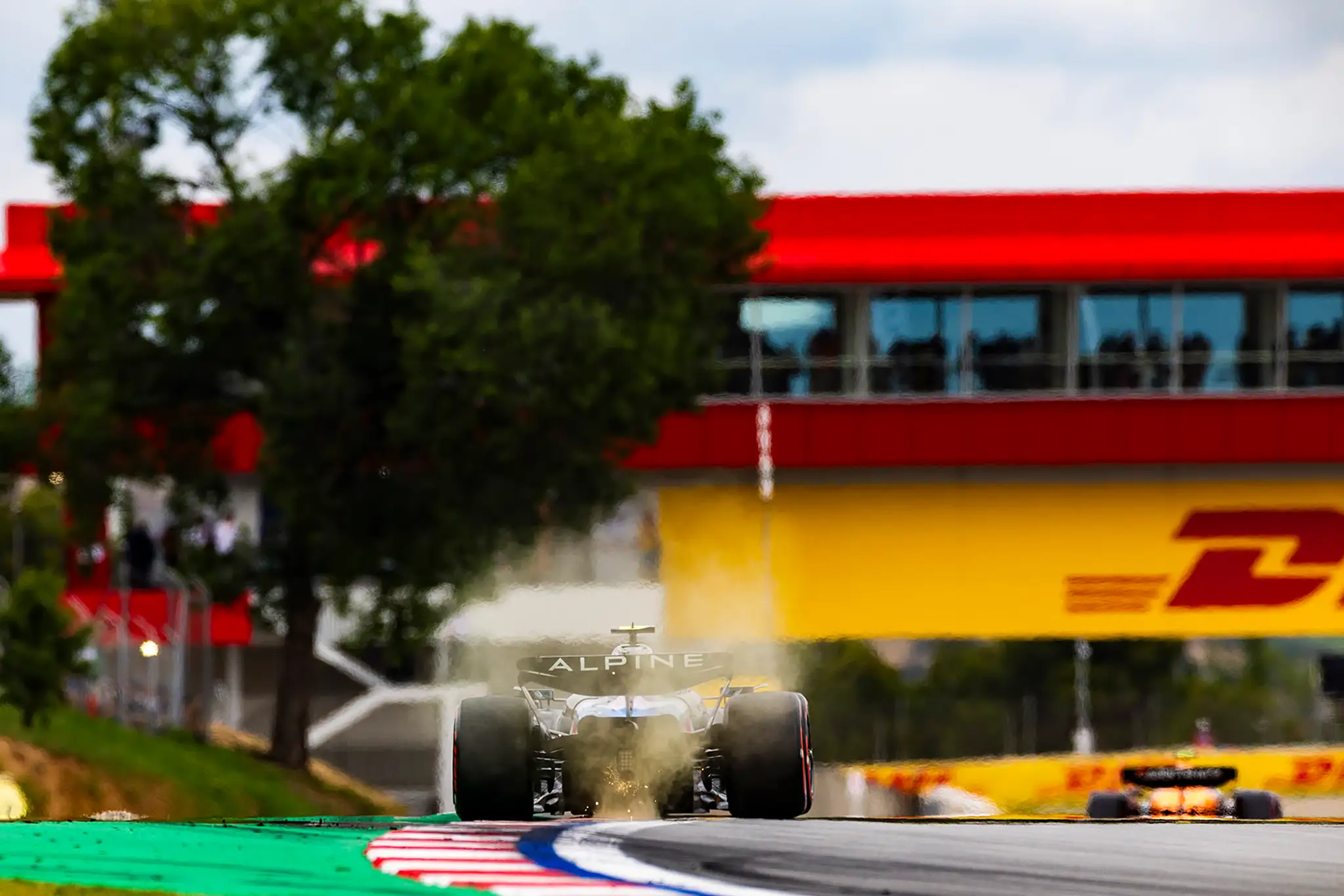 Pierre Gasly na trati Veľkej ceny Španielska.