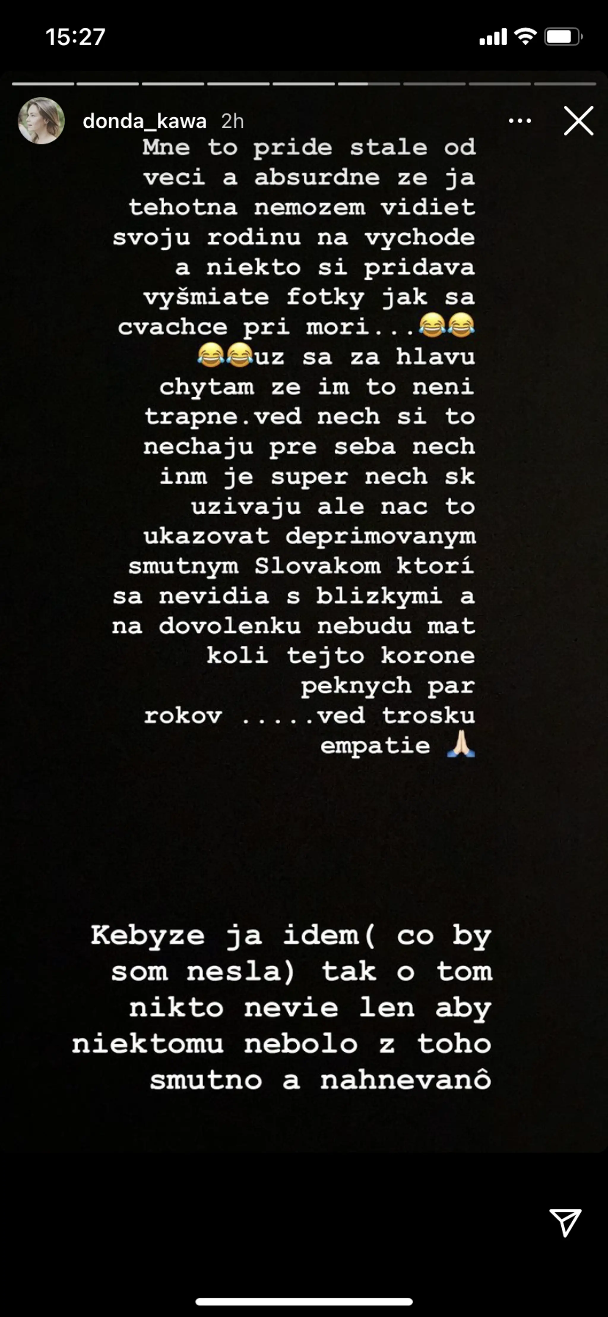 Komentár Dominiky Kavaschovej
