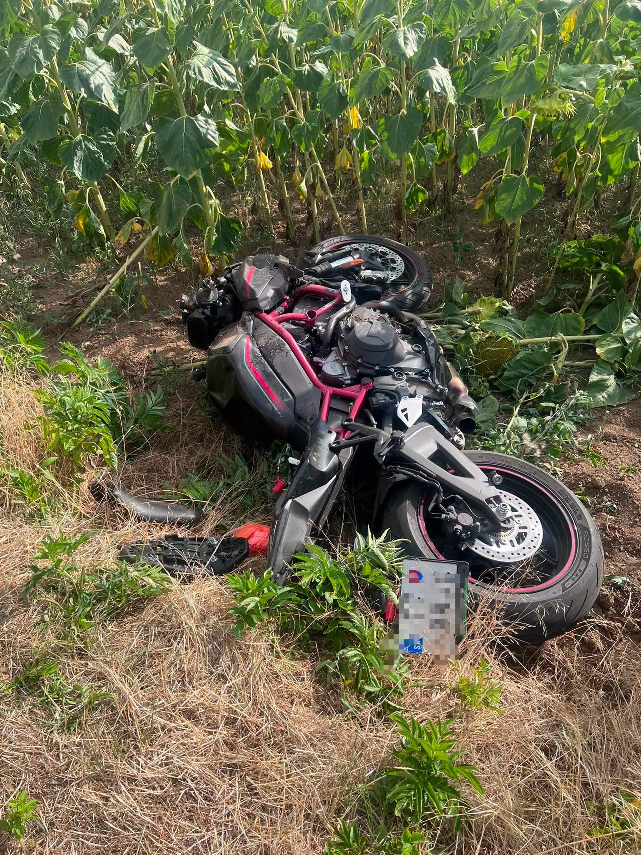 Tragická nehoda motorkára.