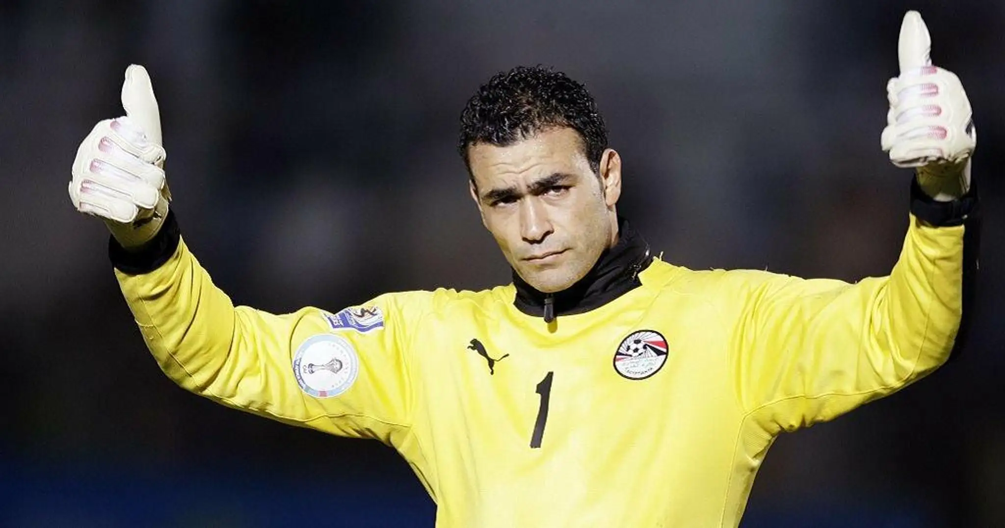 Essam El-Hadary na archívnej snímke.
