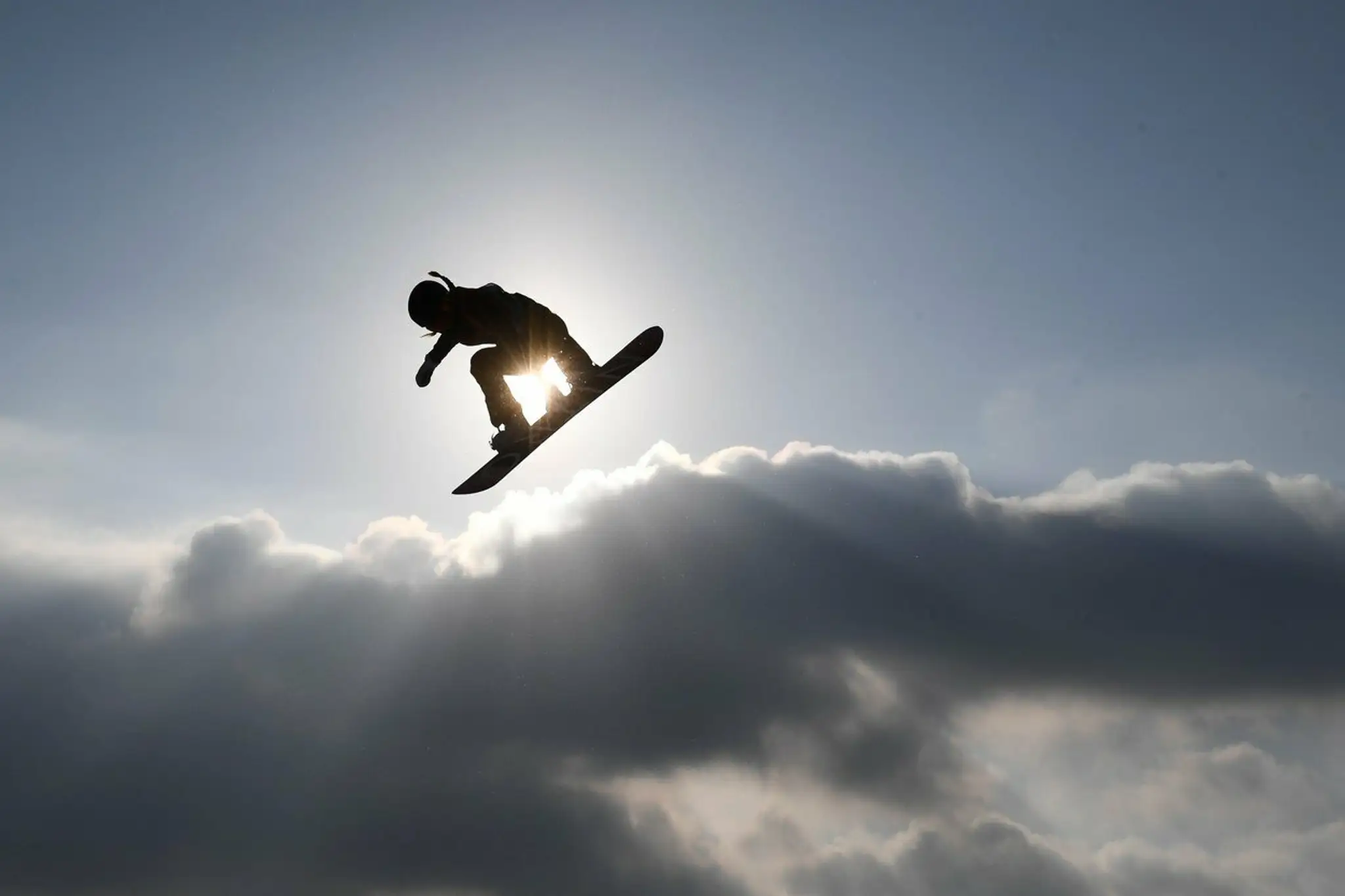 Nórska snoubordistka Silje Norendalová počas disciplíny Big Air.
