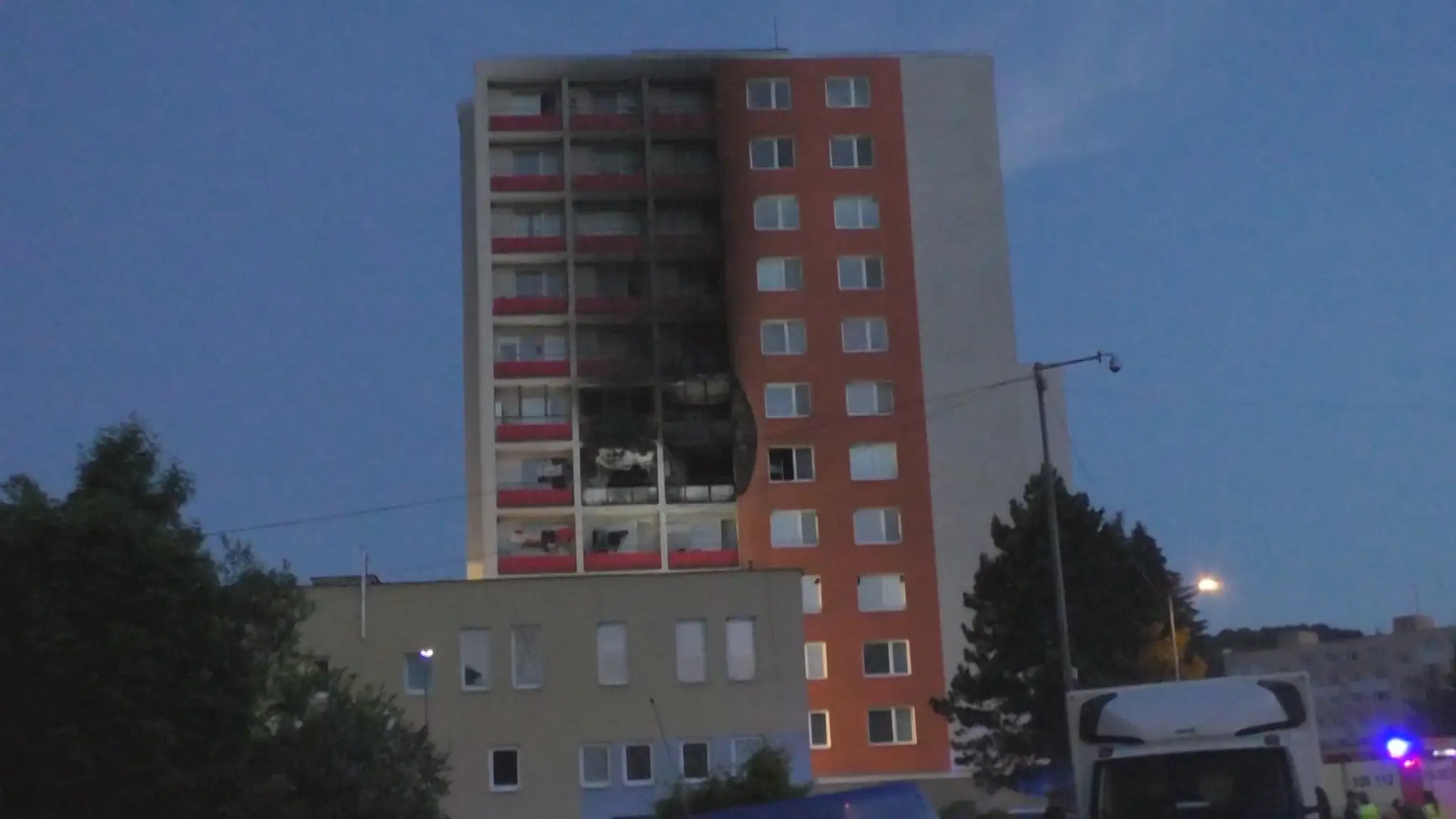 Požiar v Handlovej