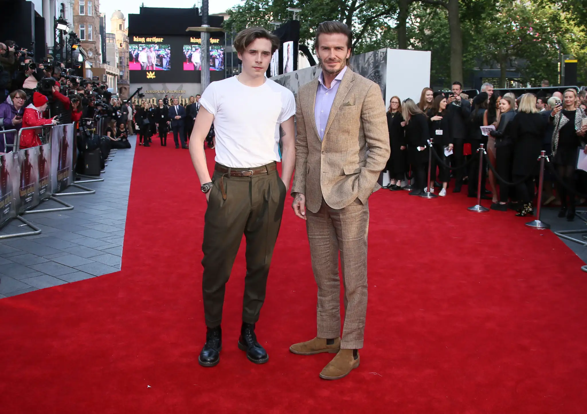David Beckham a Brooklyn Beckham
