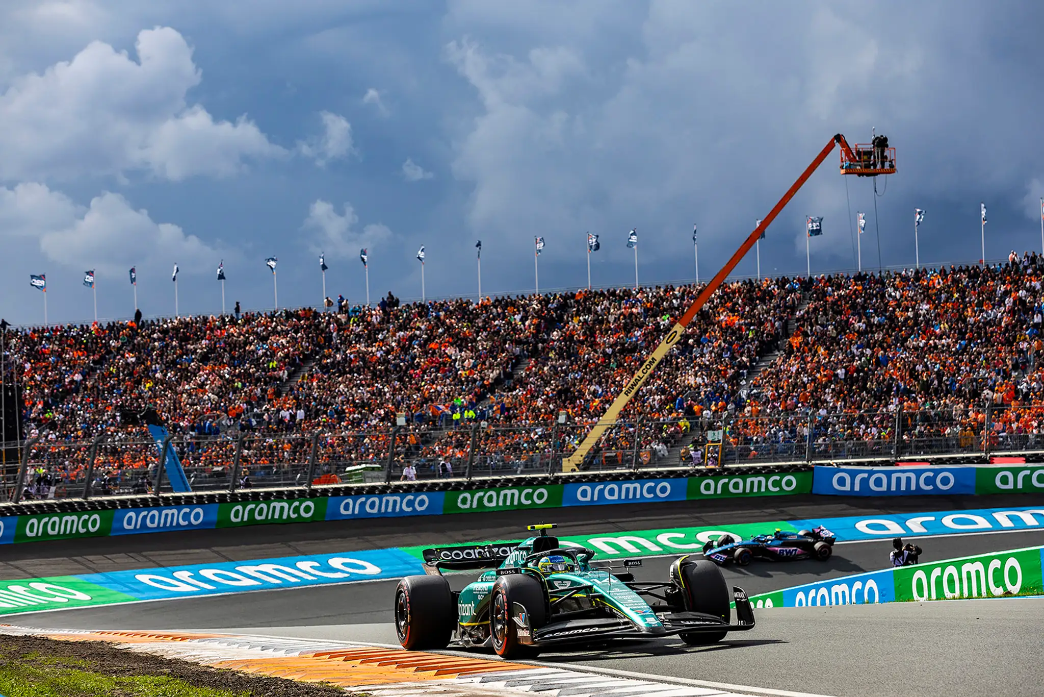 Fernando Alonso na trati.