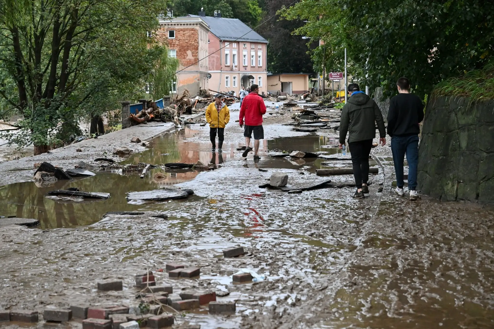 Záplavy v Poľsku.