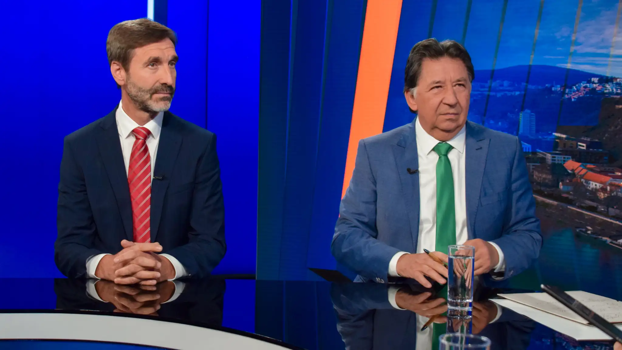 Juraj Blanár a Ján Budaj v relácii Na telo.