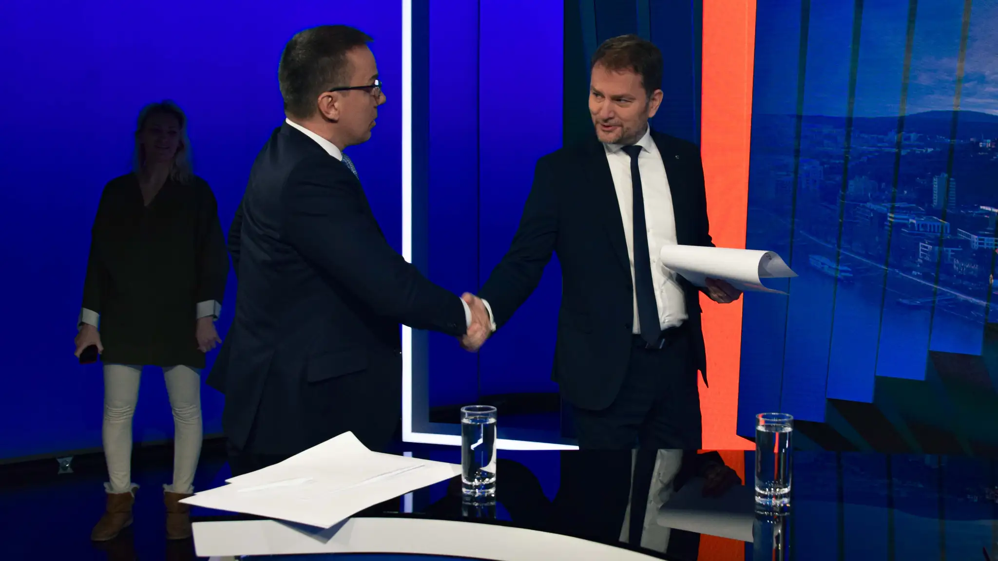 Erik Tomáš a Igor Matovič v relácii Na telo.