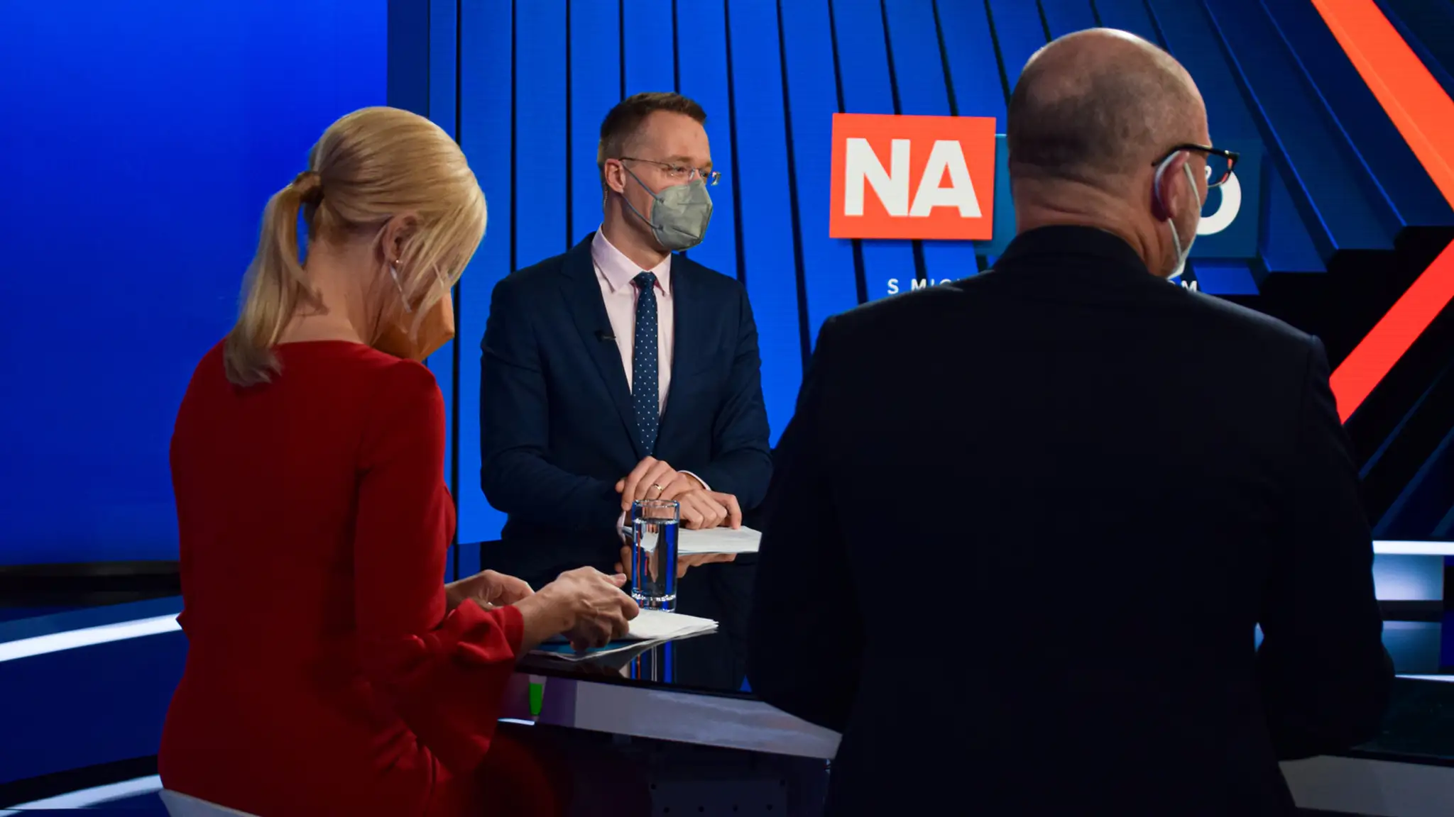 Richard Sulík a Denisa Saková v Na telo.